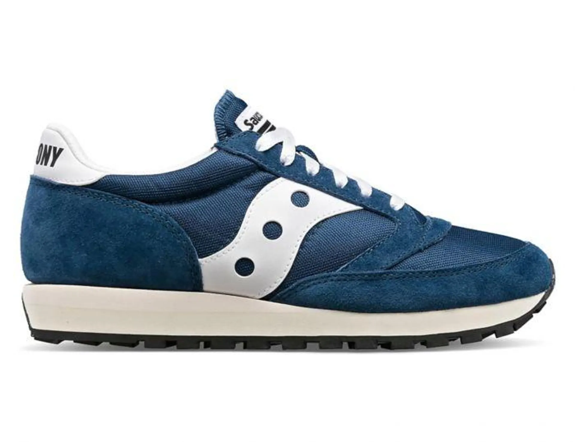 Saucony - Jazz 81 - Blauwe Sneakers met Suède