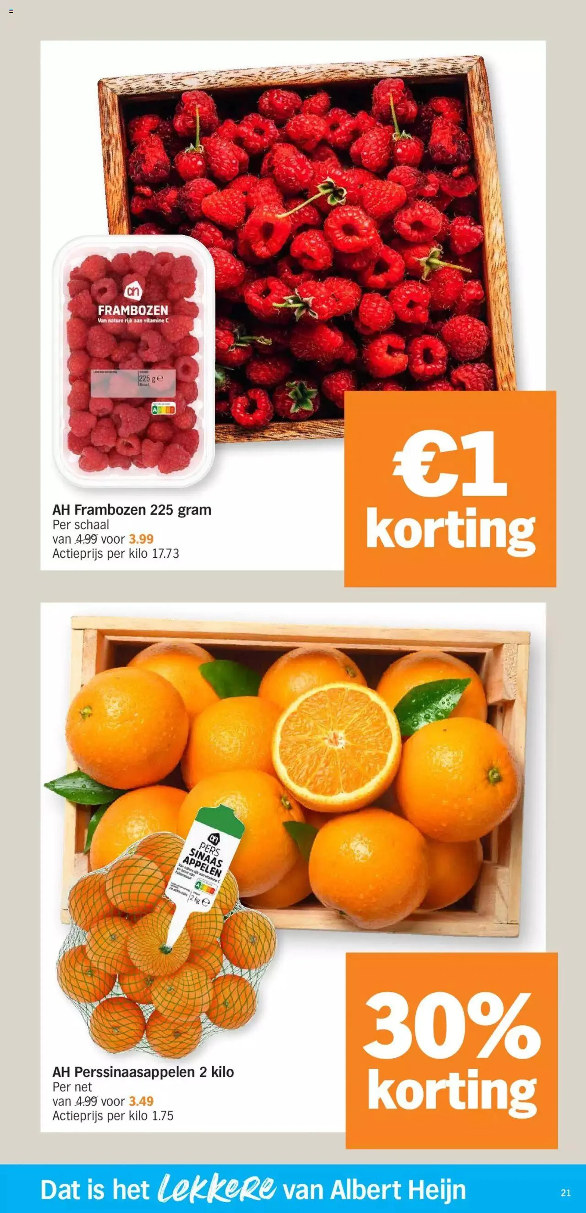 Albert Heijn folder week / de la semaine 17 van 28 april tot 31 december 2024 - folder pagina 21