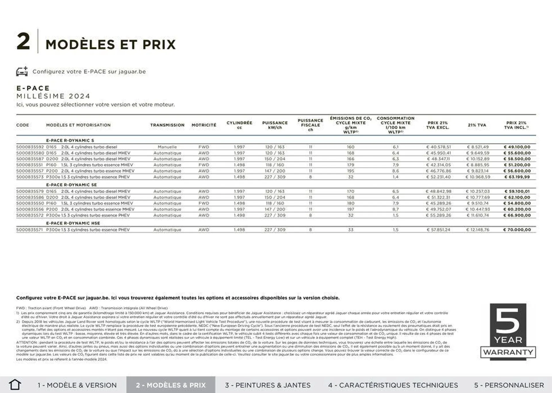 E-PACE van 5 oktober tot 5 oktober 2024 - folder pagina 8