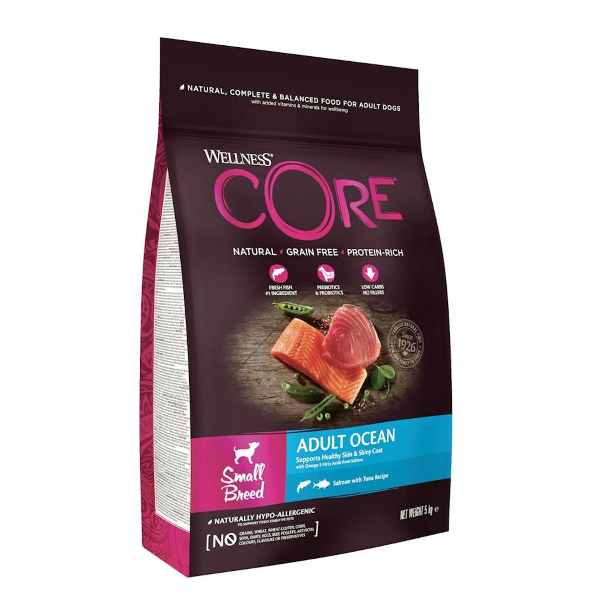 Wellness Core dry dog small adult ocean 5kg