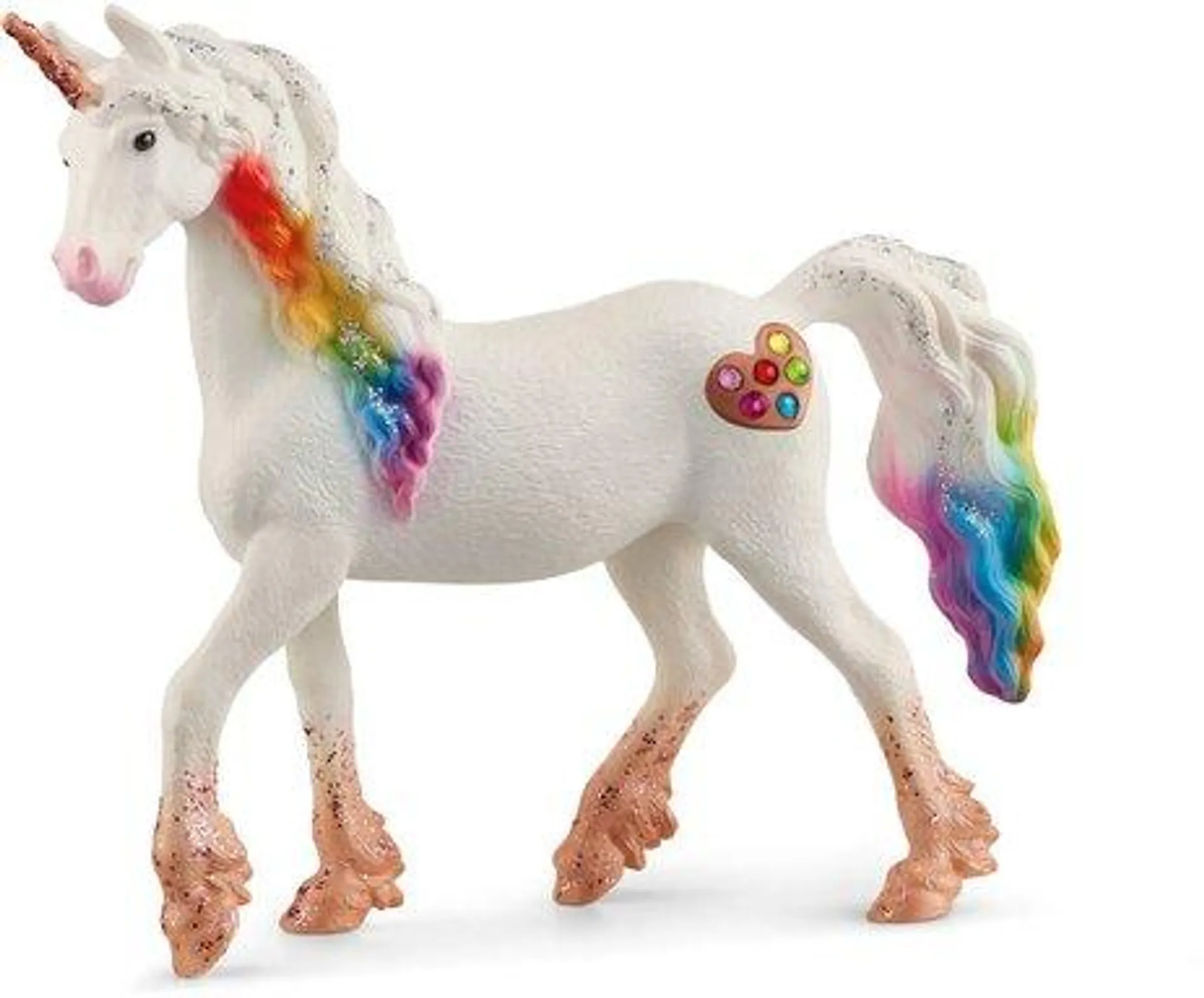 FIGURINE LICORNE ARC-EN-CIEL FEMELLE