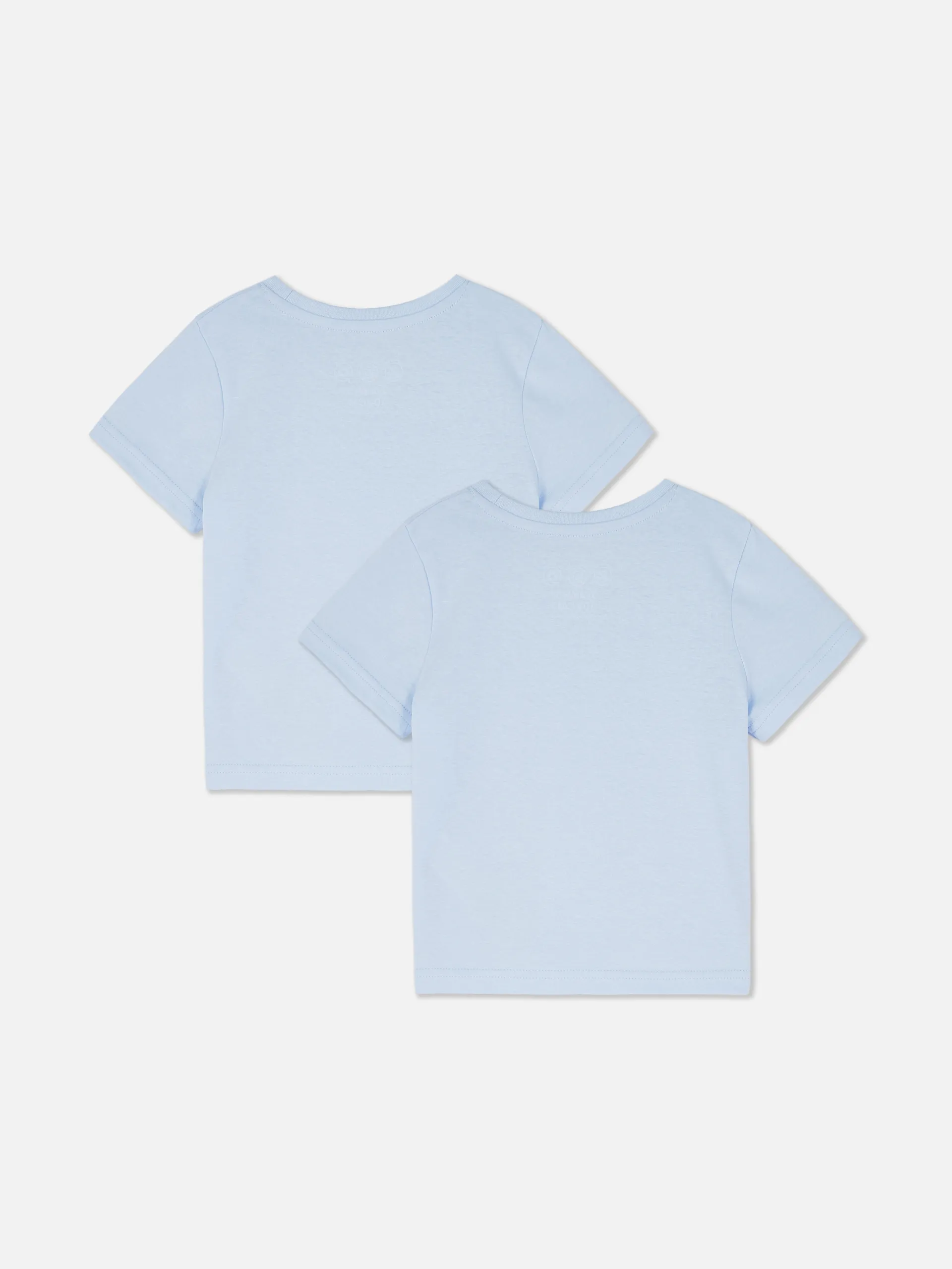 Lot de 2 t-shirts d'école à manches courtes