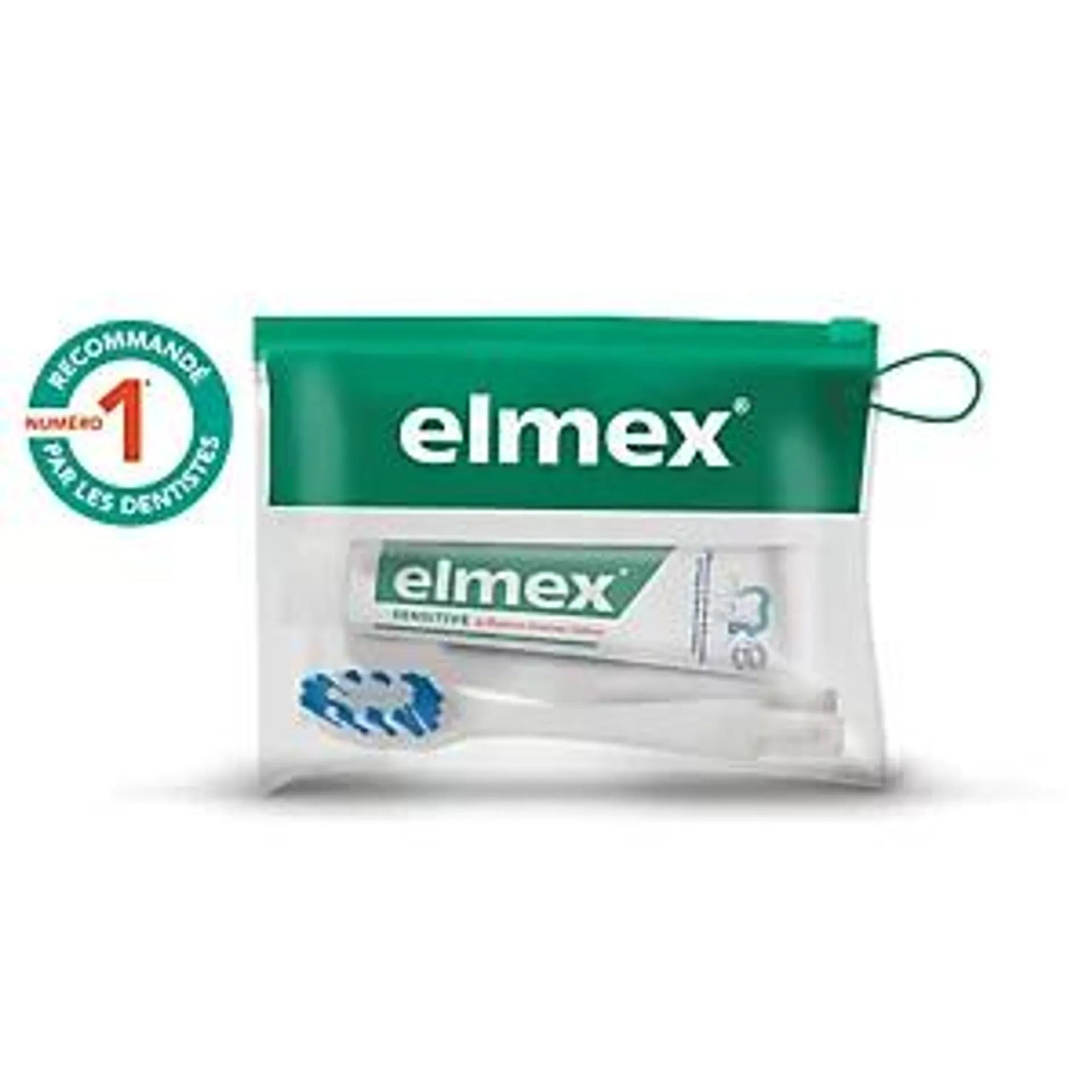 WW - 238290 Reiskit voor de tanden Sensitive Elmex, tandenborstel + tandpasta 20 ml
