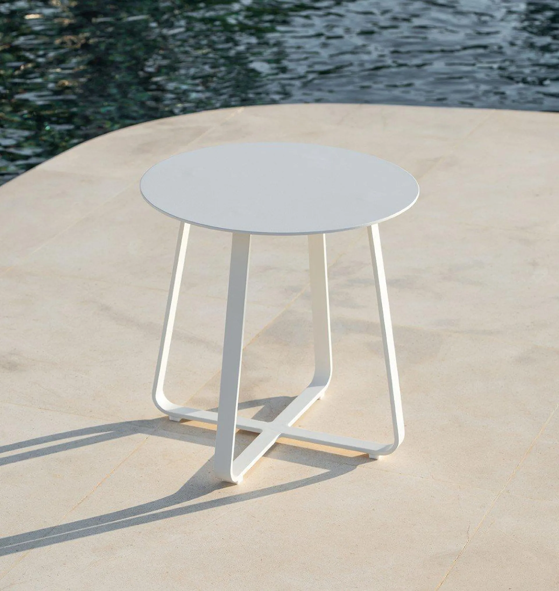 Elko koffietafel wit Ø 45cm