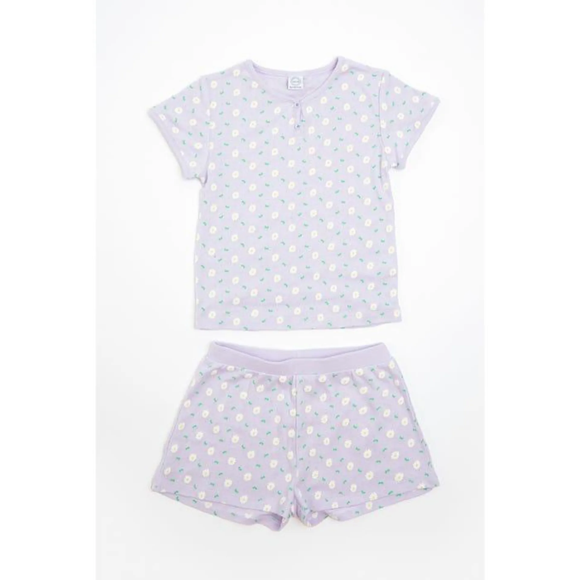 Kids pyjama set ajour madeliefjes