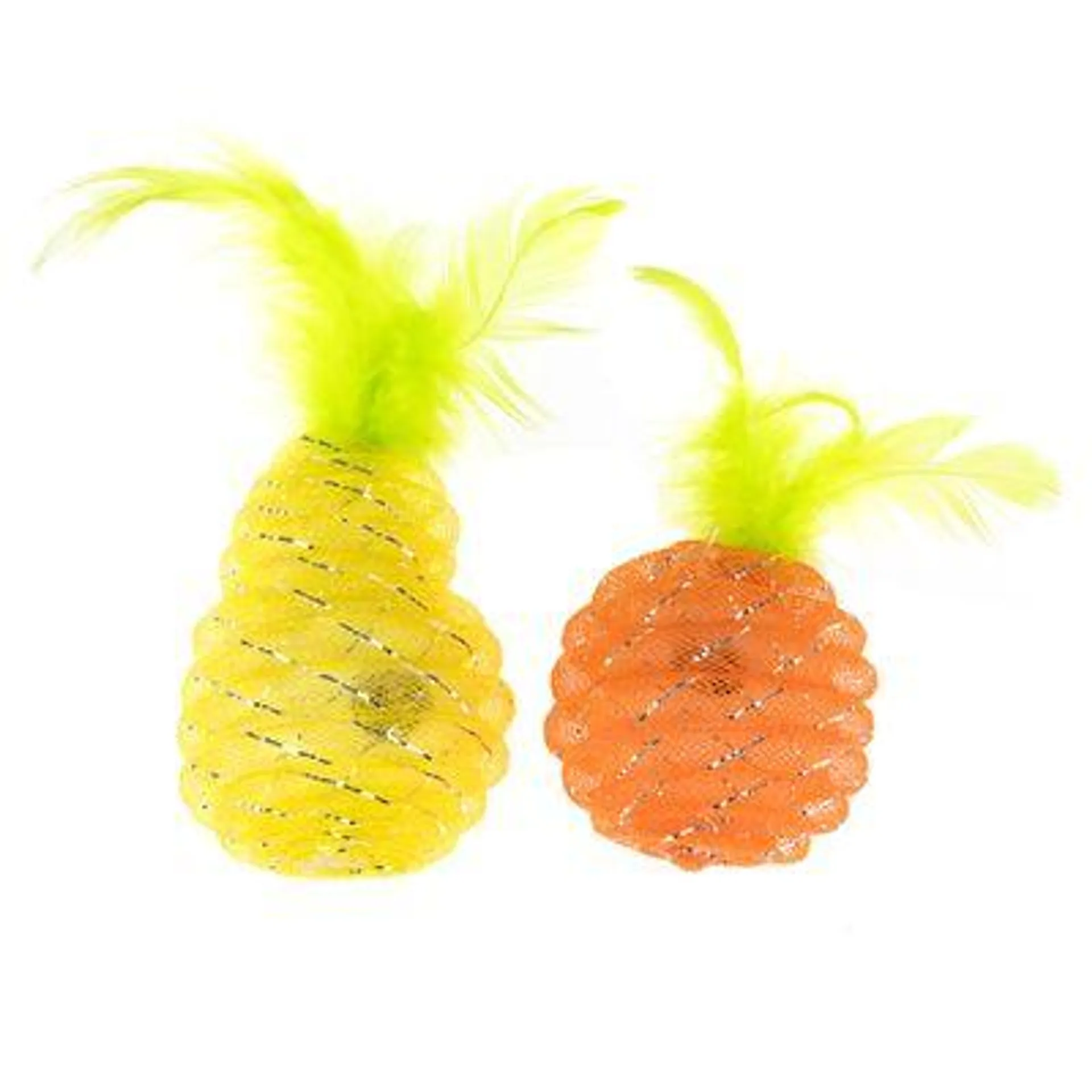 Lot de jouets TIAKI Poire et Orange pour chat