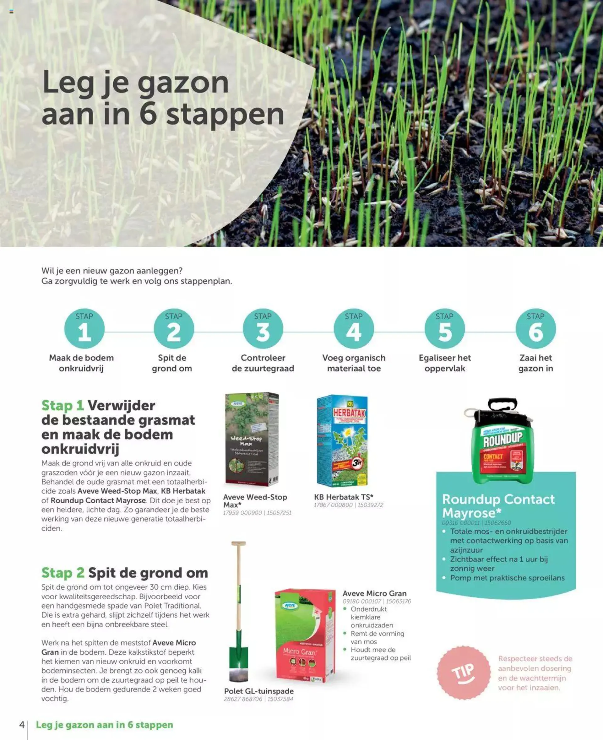 Aveve gids voor een perfect gazon van 24 februari tot 31 december 2024 - folder pagina 4