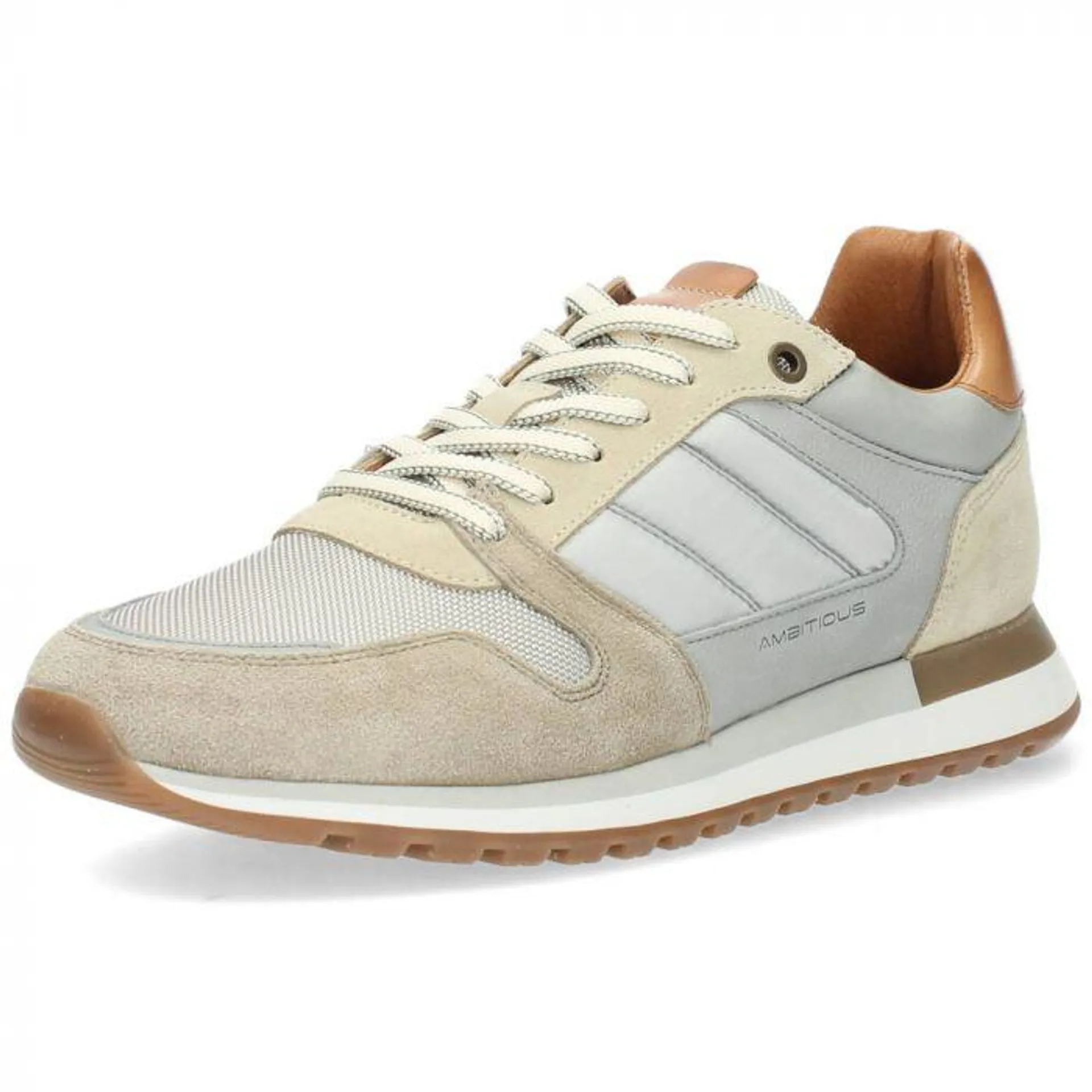 Taupe veterschoenen