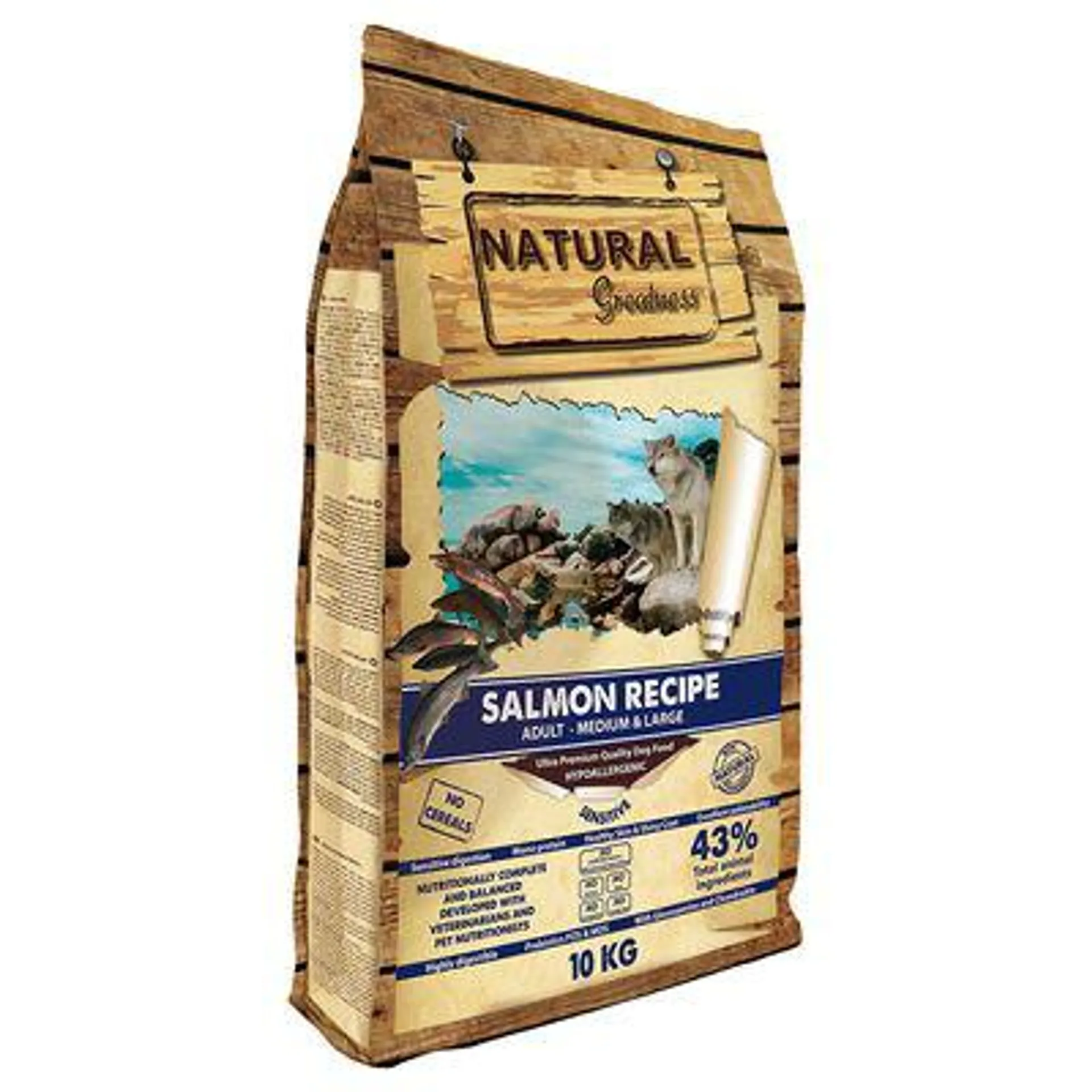 Natural Greatness Nourriture pour chiens au saumon