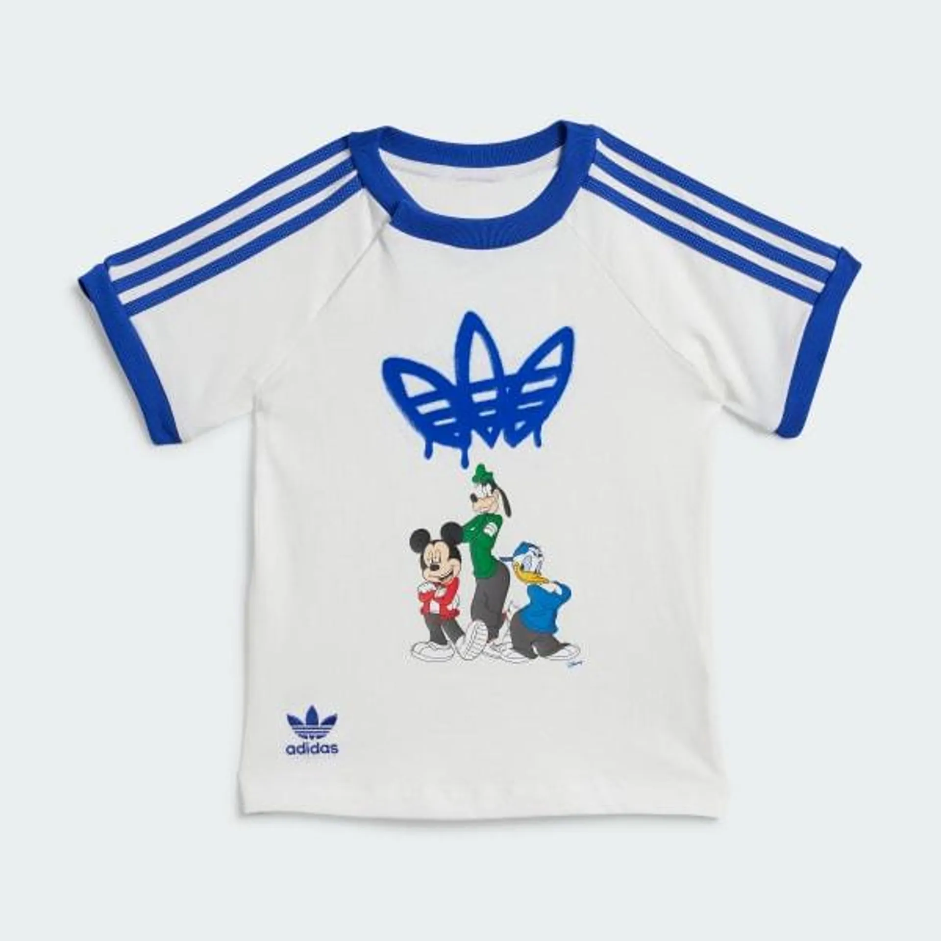 adidas x Disney Mickey Mouse Shorts Tee Set Kids