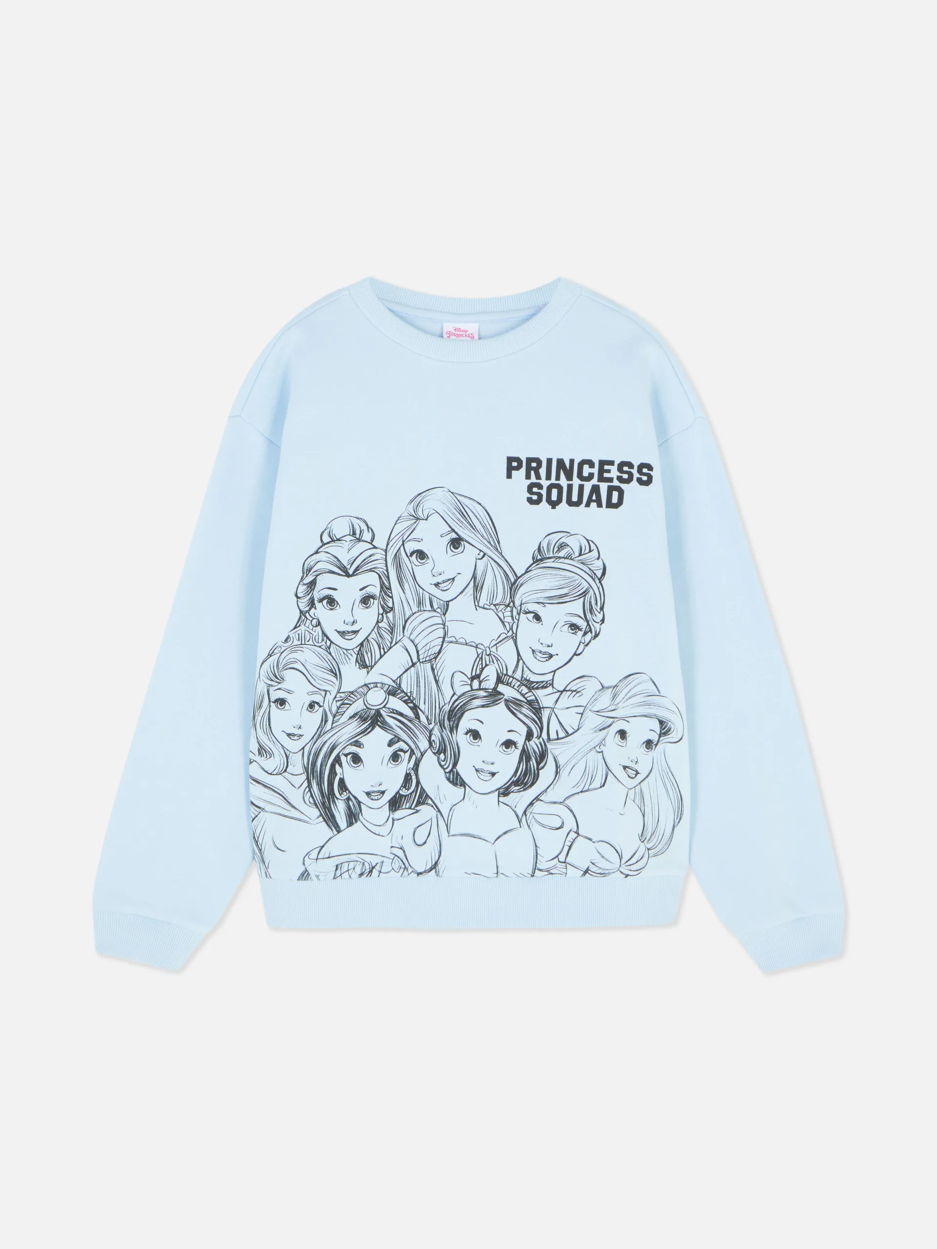 Sweat-shirt à col ras-du-cou Disney Princesses