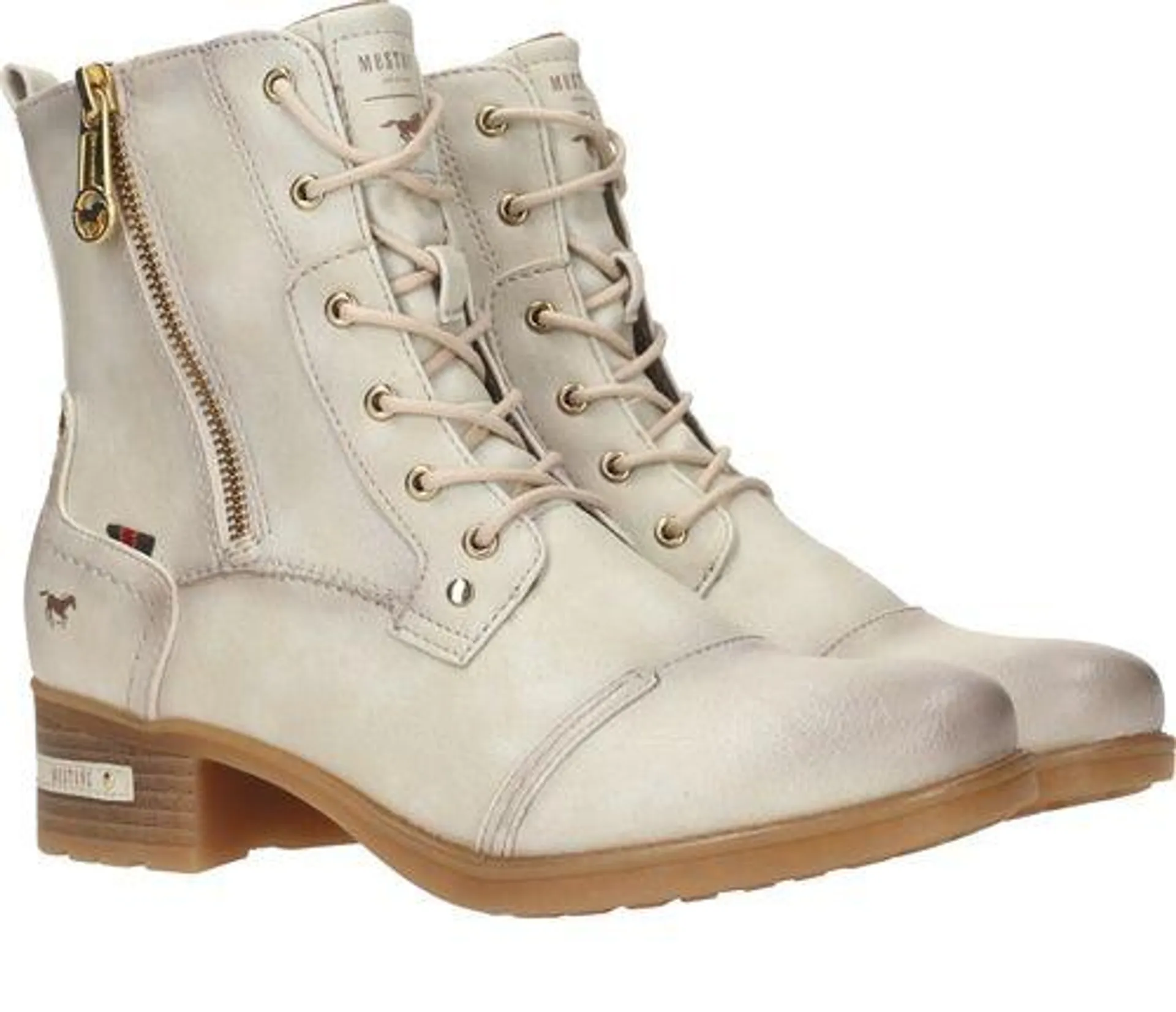 Mustang Boots Beige Dames