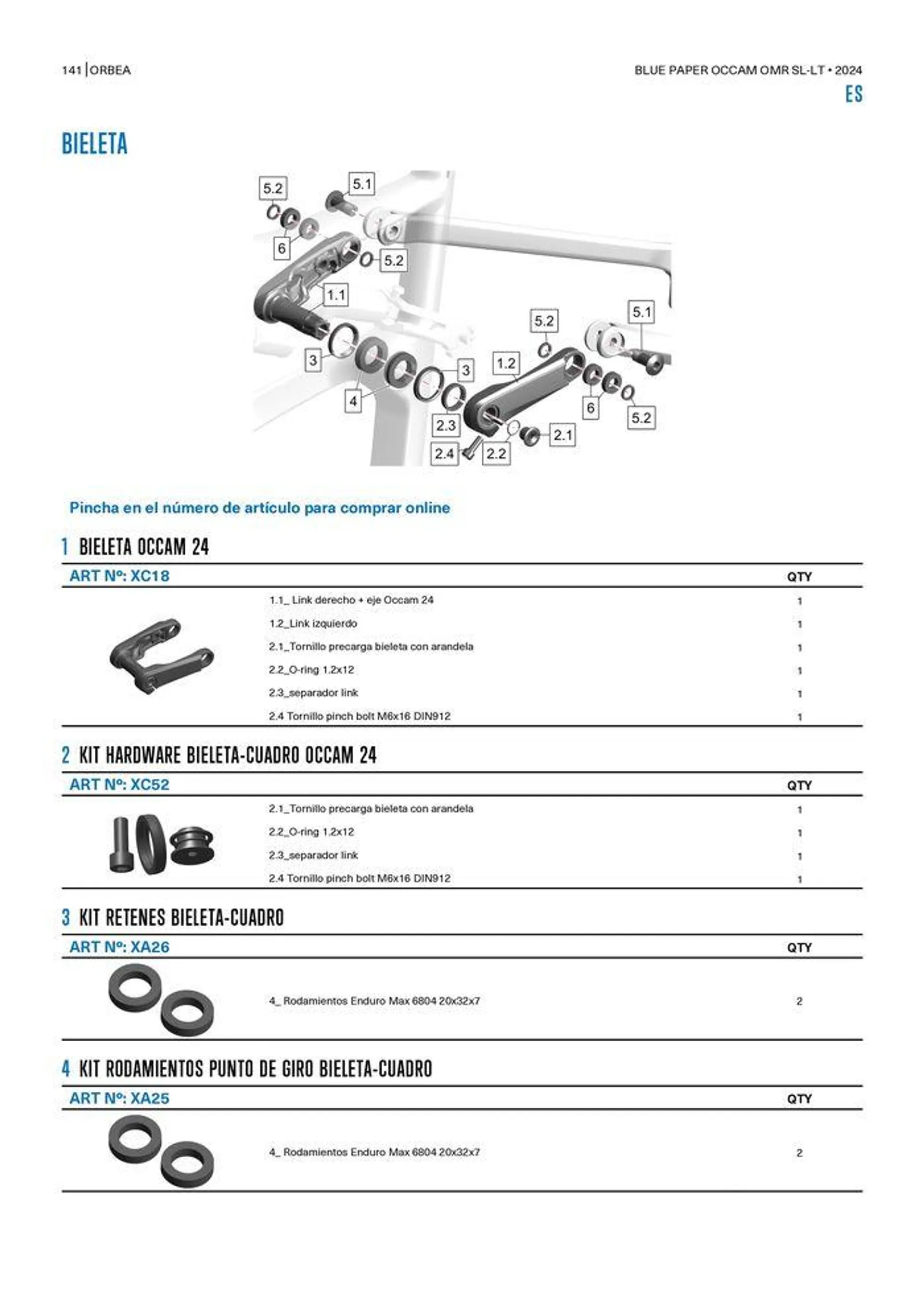 OCCAM OMR SL-LT 2024 van 25 oktober tot 25 oktober 2024 - folder pagina 141