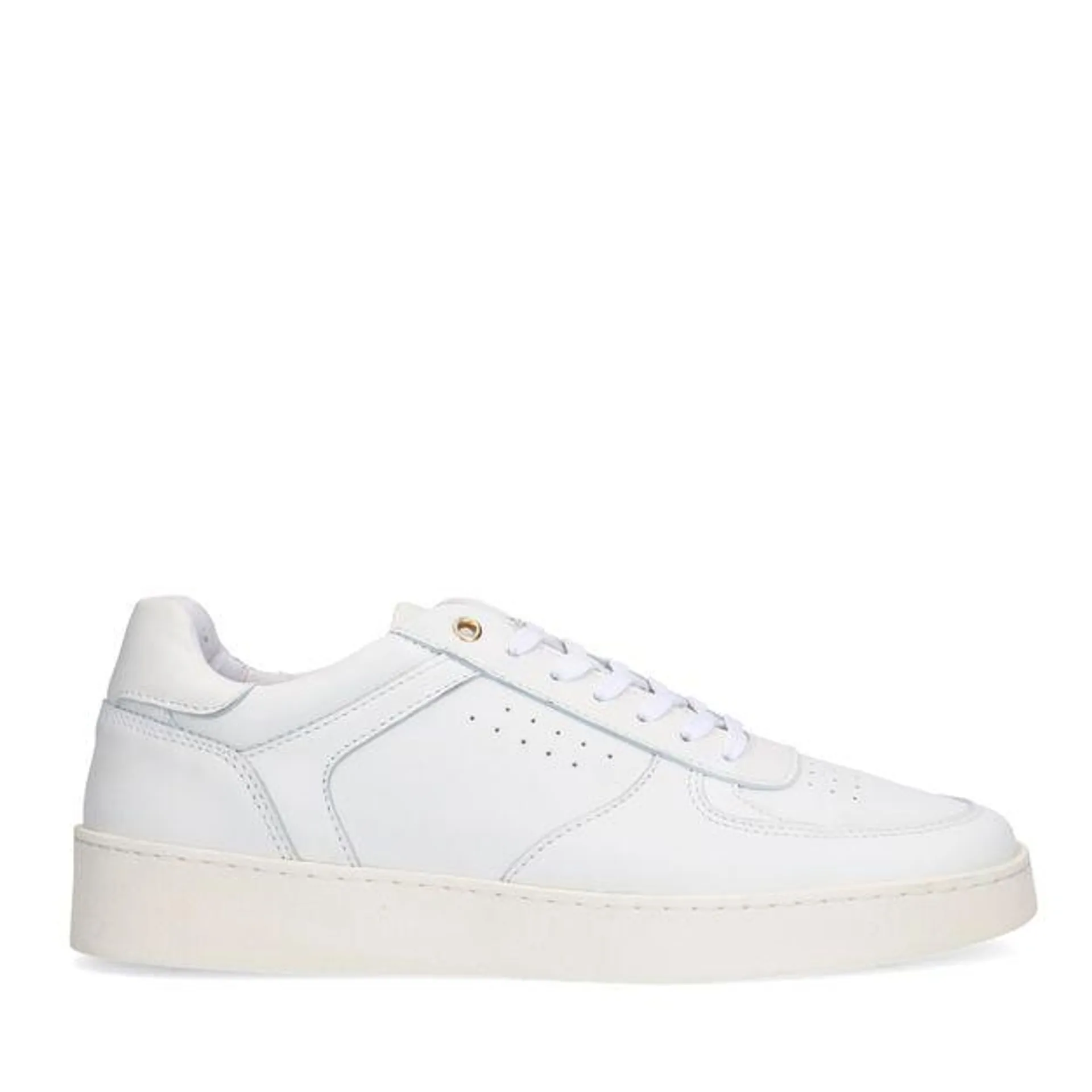 Witte leren sneakers