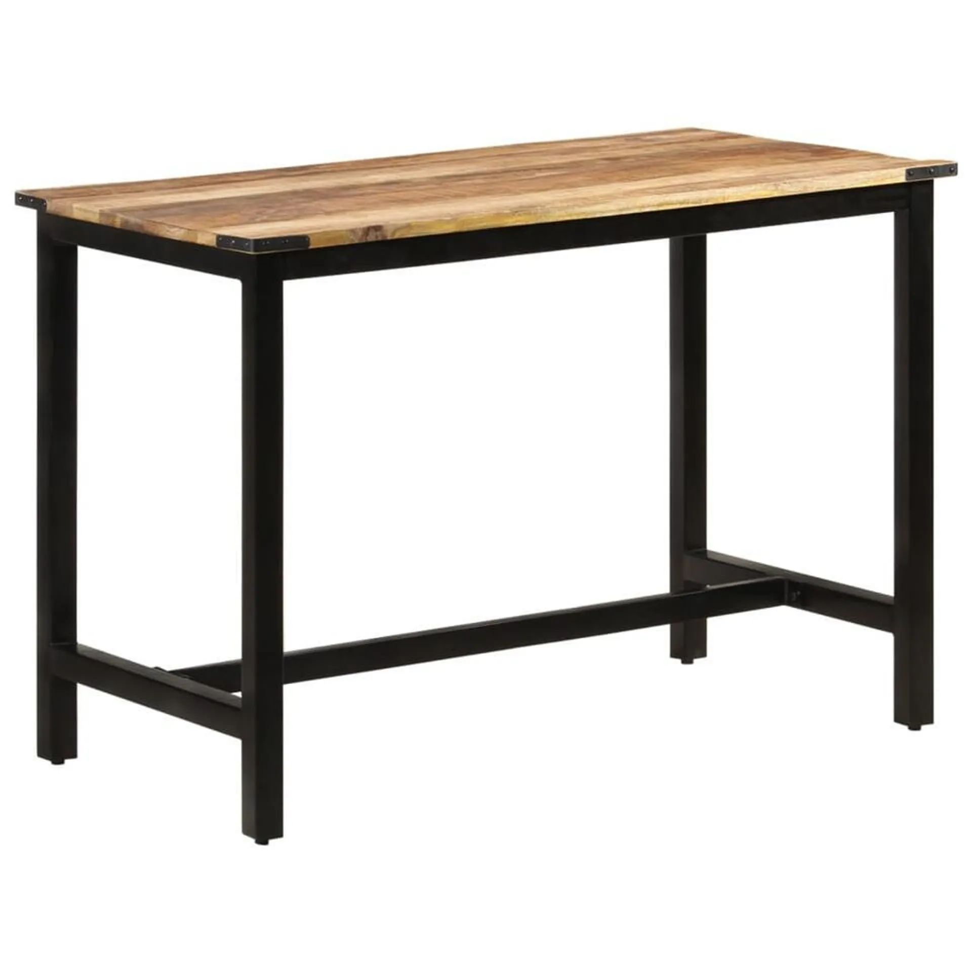 vidaXL Eettafel 110x60x76 cm massief mangohout