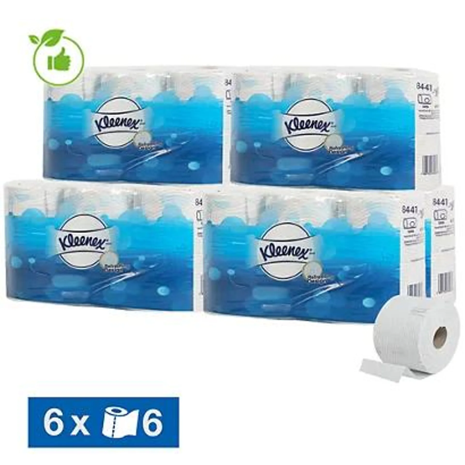 Toiletpapier Kleenex XXL 2-laags, set van 36 rollen