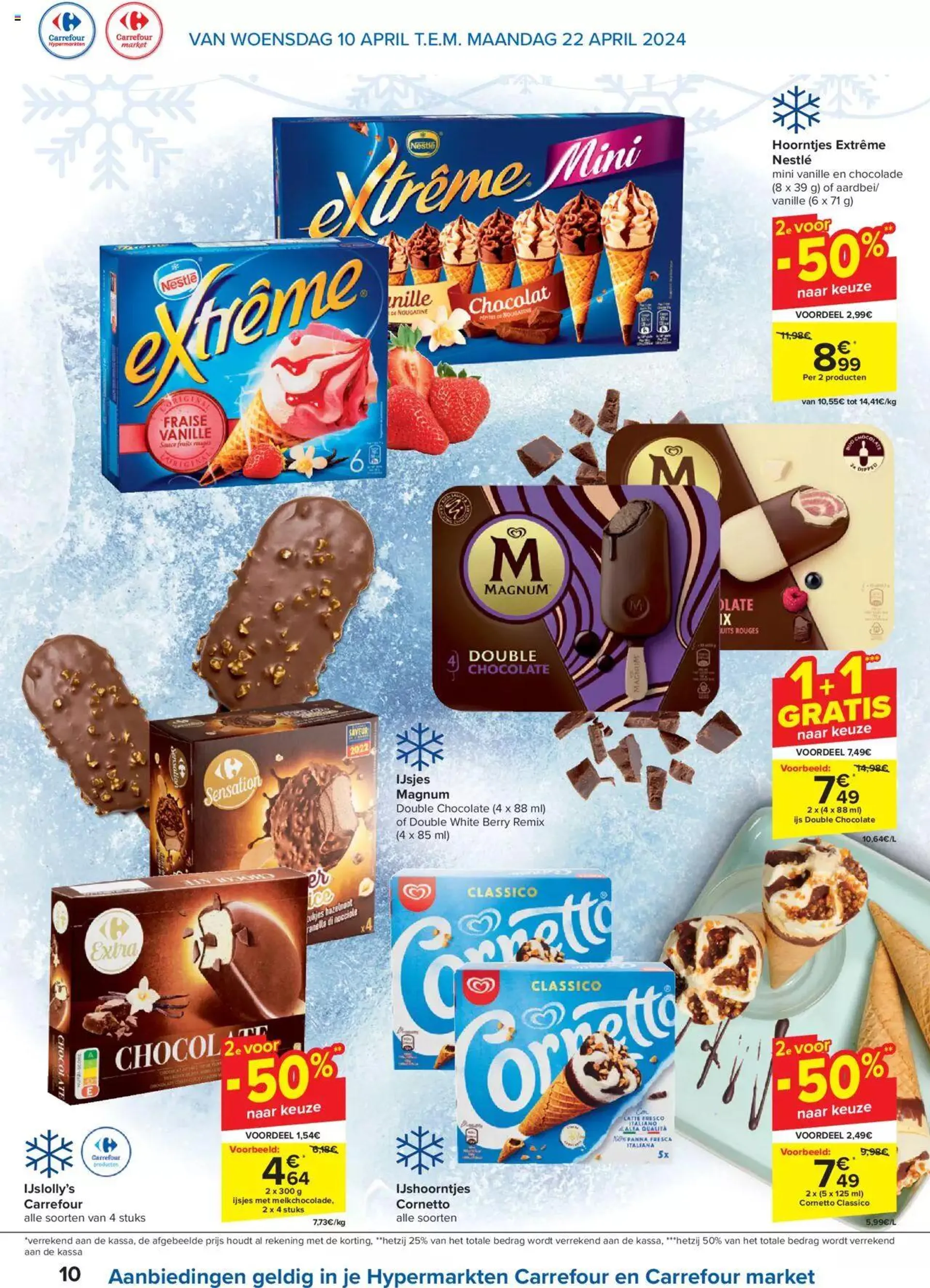 Carrefour Diepvries-special van 22 april tot 31 december 2024 - folder pagina 10