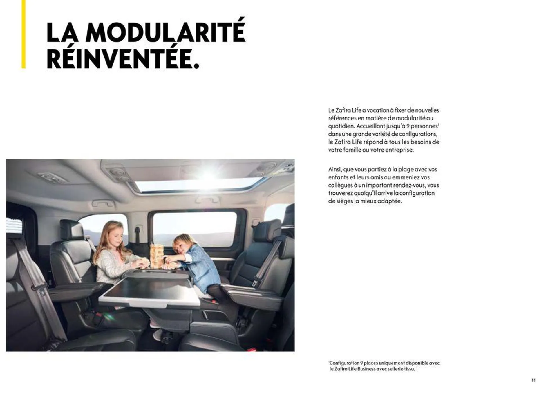 Zafira Life van 30 augustus tot 29 juli 2024 - folder pagina 11