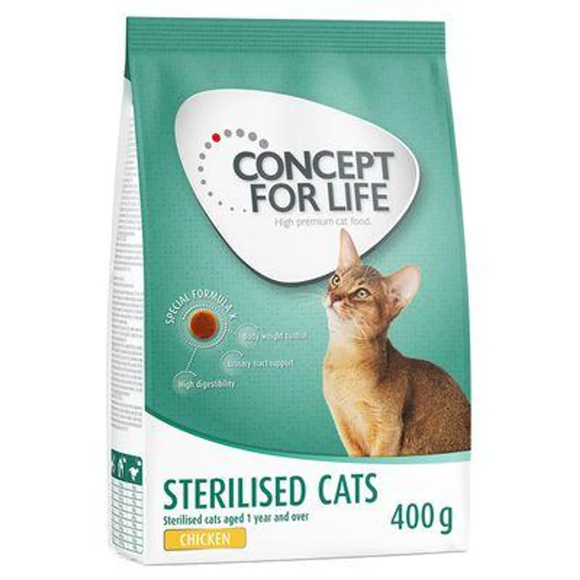 Croquettes Concept for Life 400 g pour chat à prix mini !