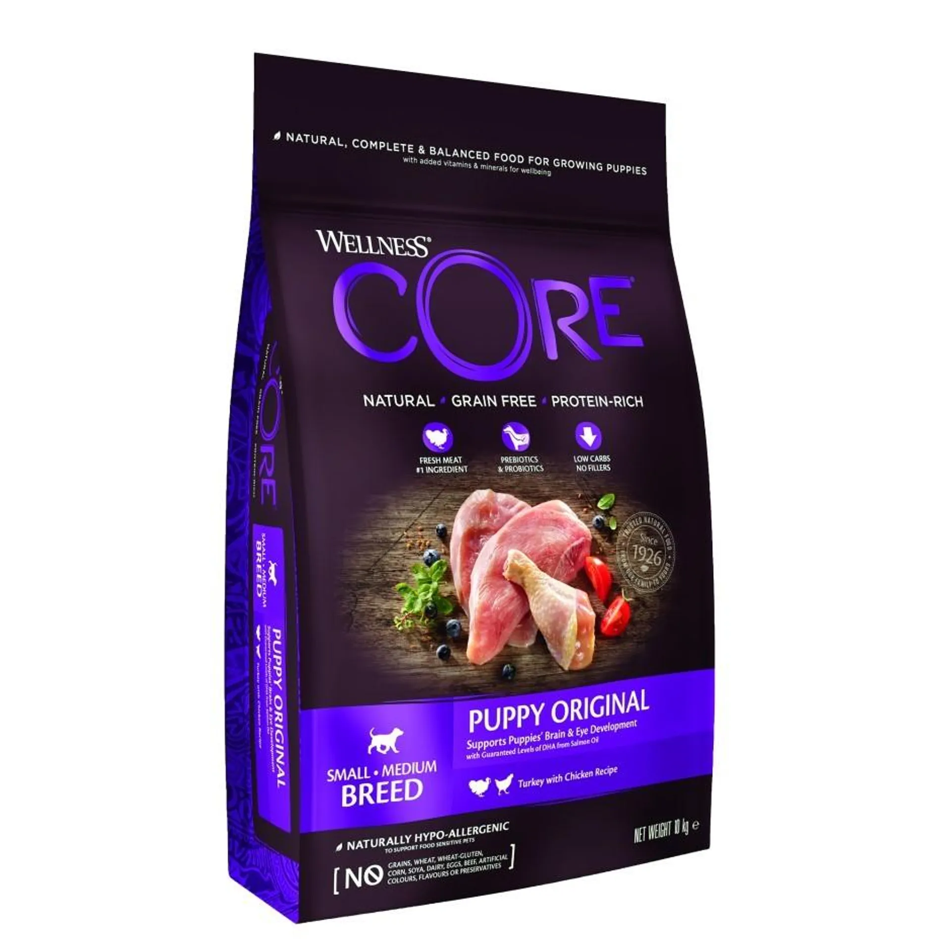 Wellness Core dry puppy turkey & chicken 10kg