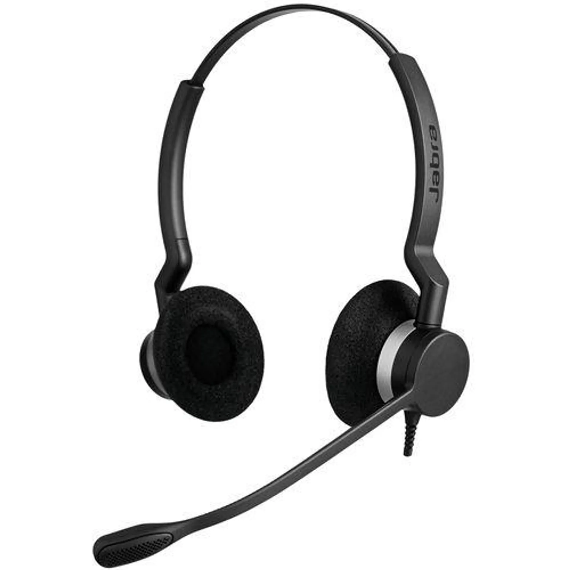 Jabra Biz 2300 Duo USB UC Headset Bedraad Hoofdband Kantoor/callcenter USB Type-A Zwart