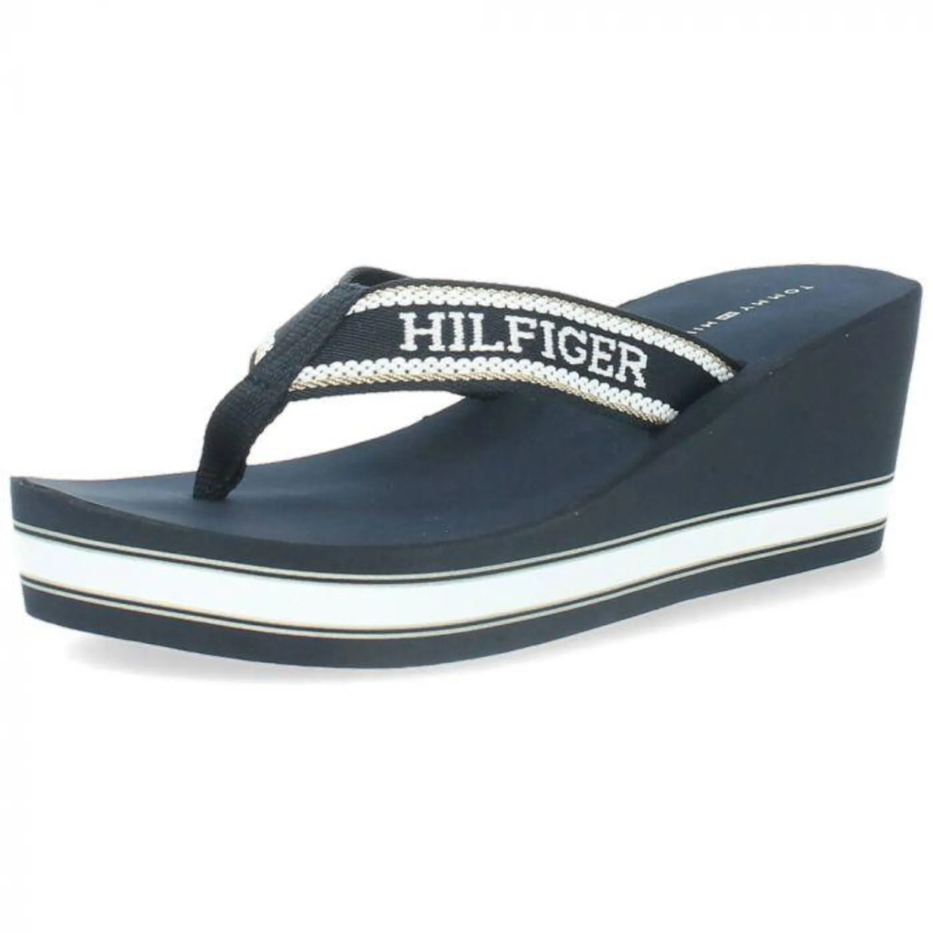 Blauwe teenslippers