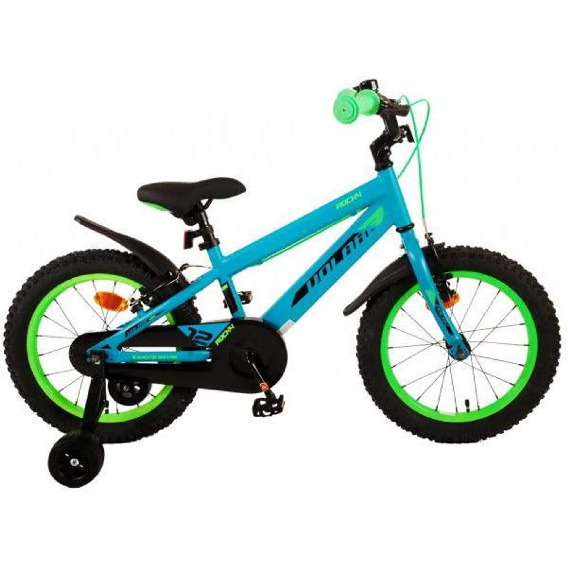 Volare Rocky Kinderfiets - Jongens - 16 inch - Groen - Twee handremmen