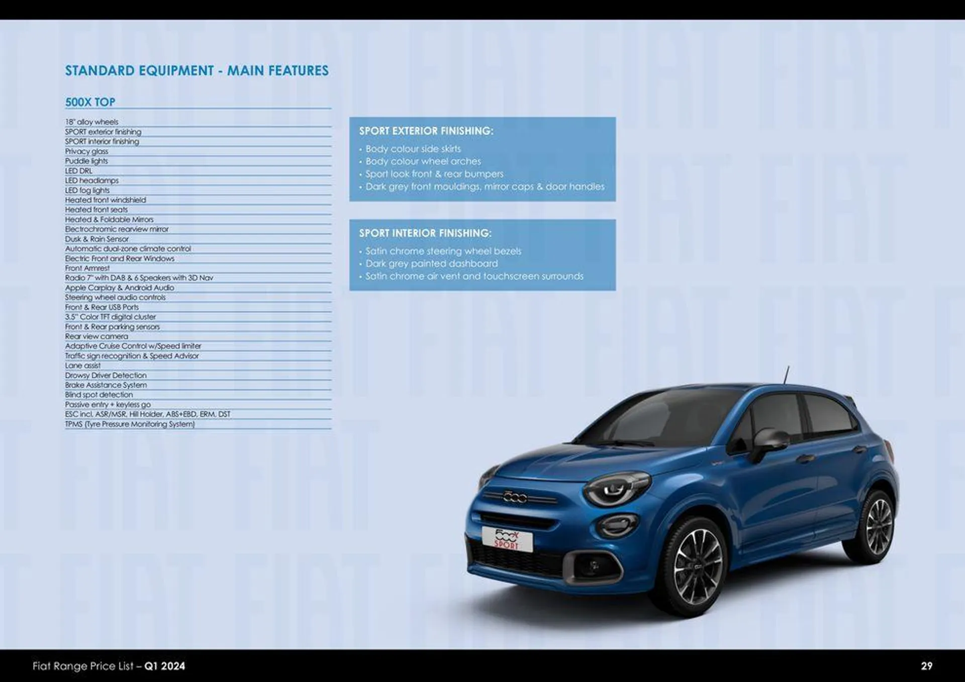 Fiat Range Price List – Q1 2024 van 26 maart tot 26 maart 2025 - folder pagina 29