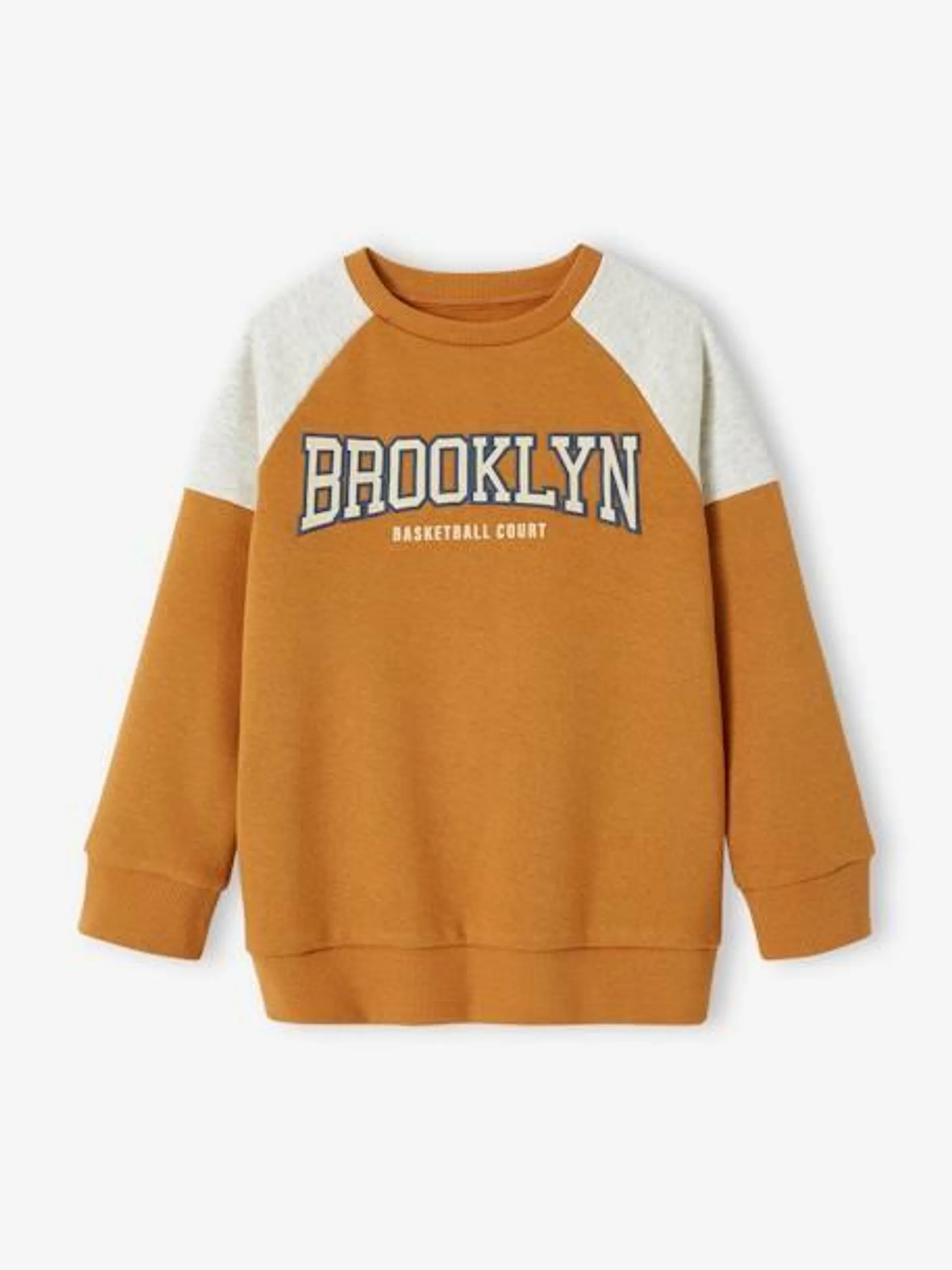 Sweat sport color block team Brooklyn garçon