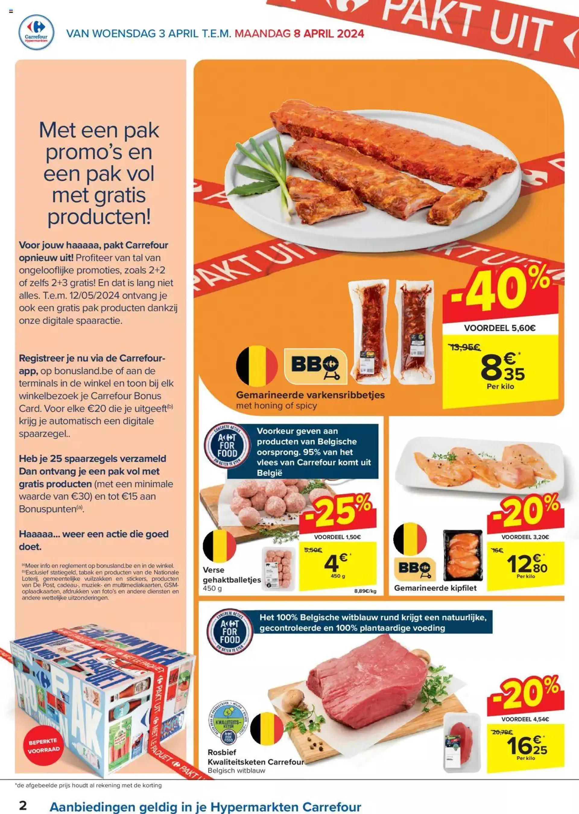 Carrefour folder week 14/15 van 15 april tot 31 december 2024 - folder pagina 2