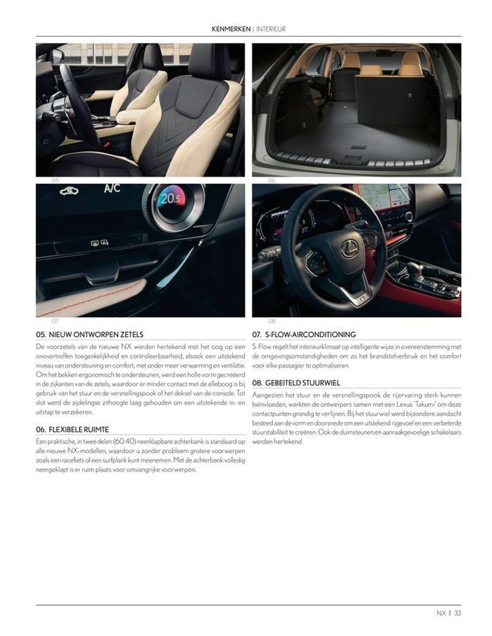 LEXUS NX  van 23 november tot 23 november 2024 - folder pagina 33