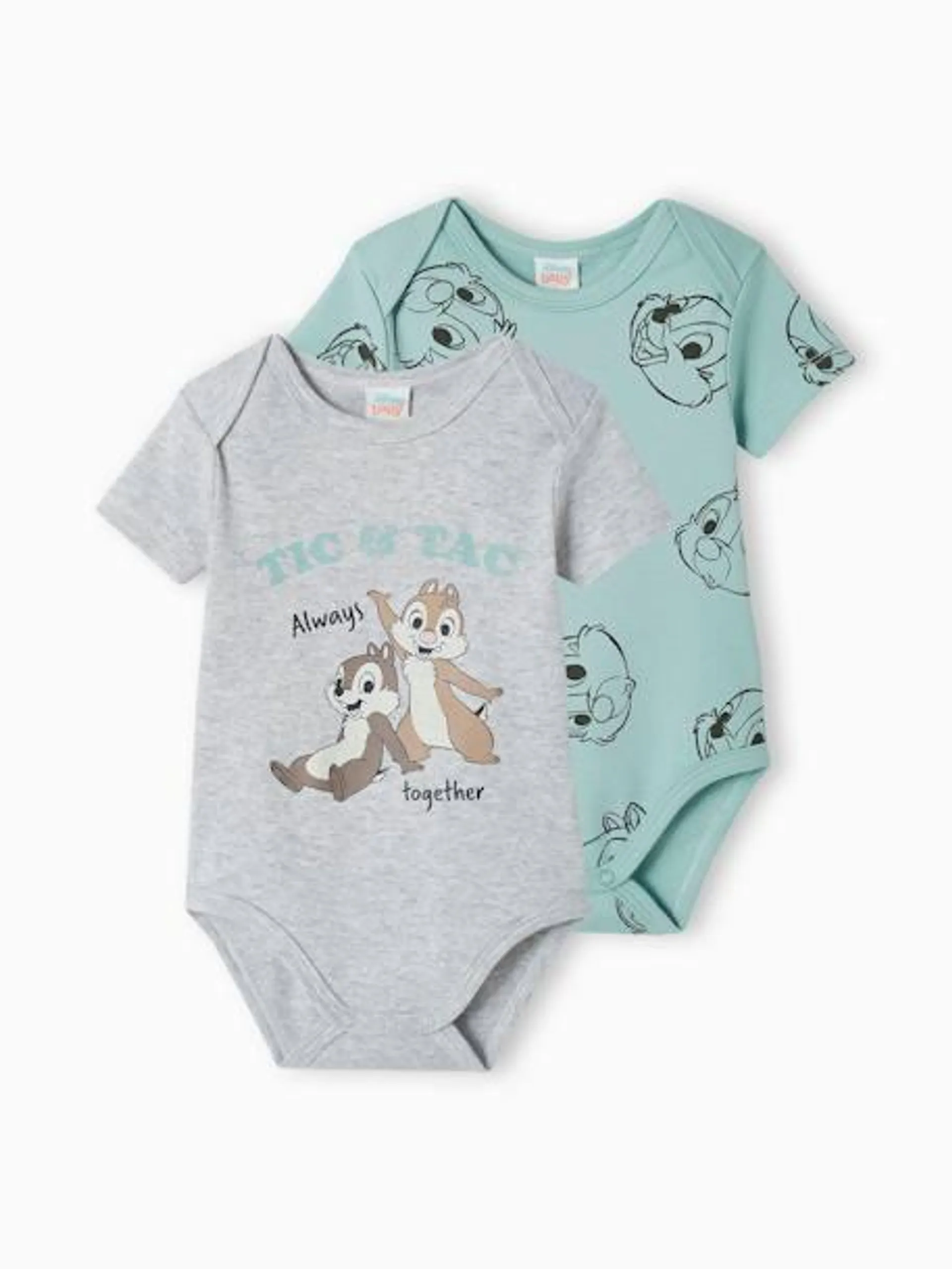 Lot de 2 bodies bébé garçon Disney® Tic & Tac