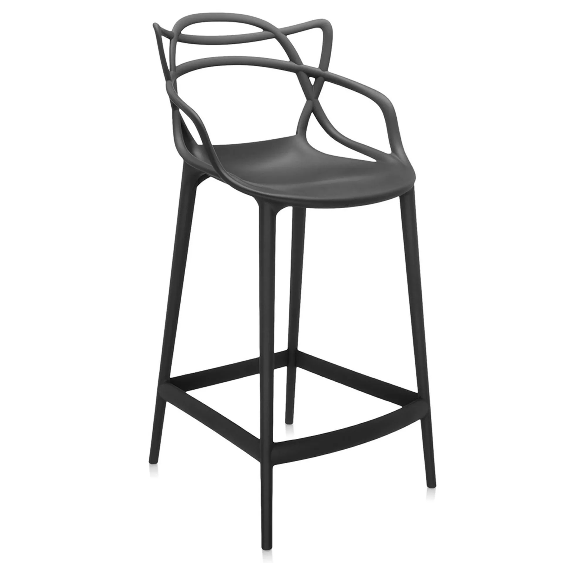 Kartell Masters Barkruk 65 cm - Zwart