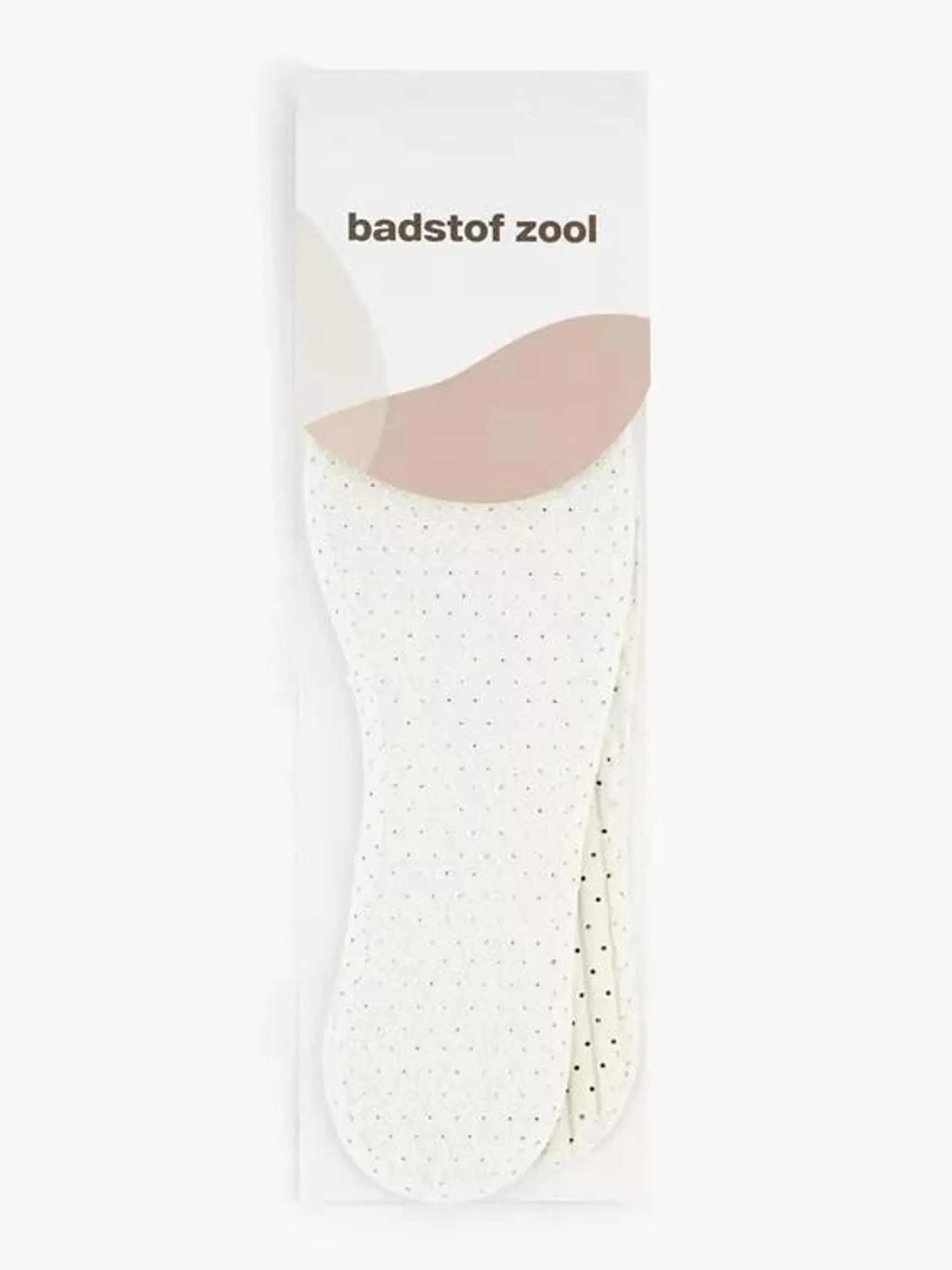 Witte badstof zool 41-42