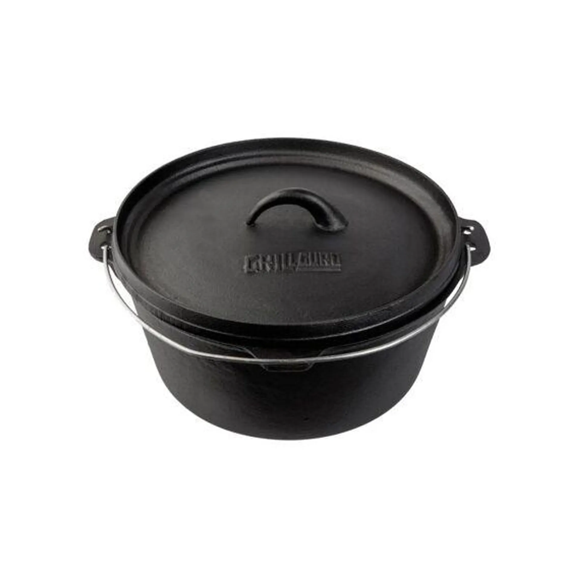 Grill Guru Cast Iron Dutch Oven L.