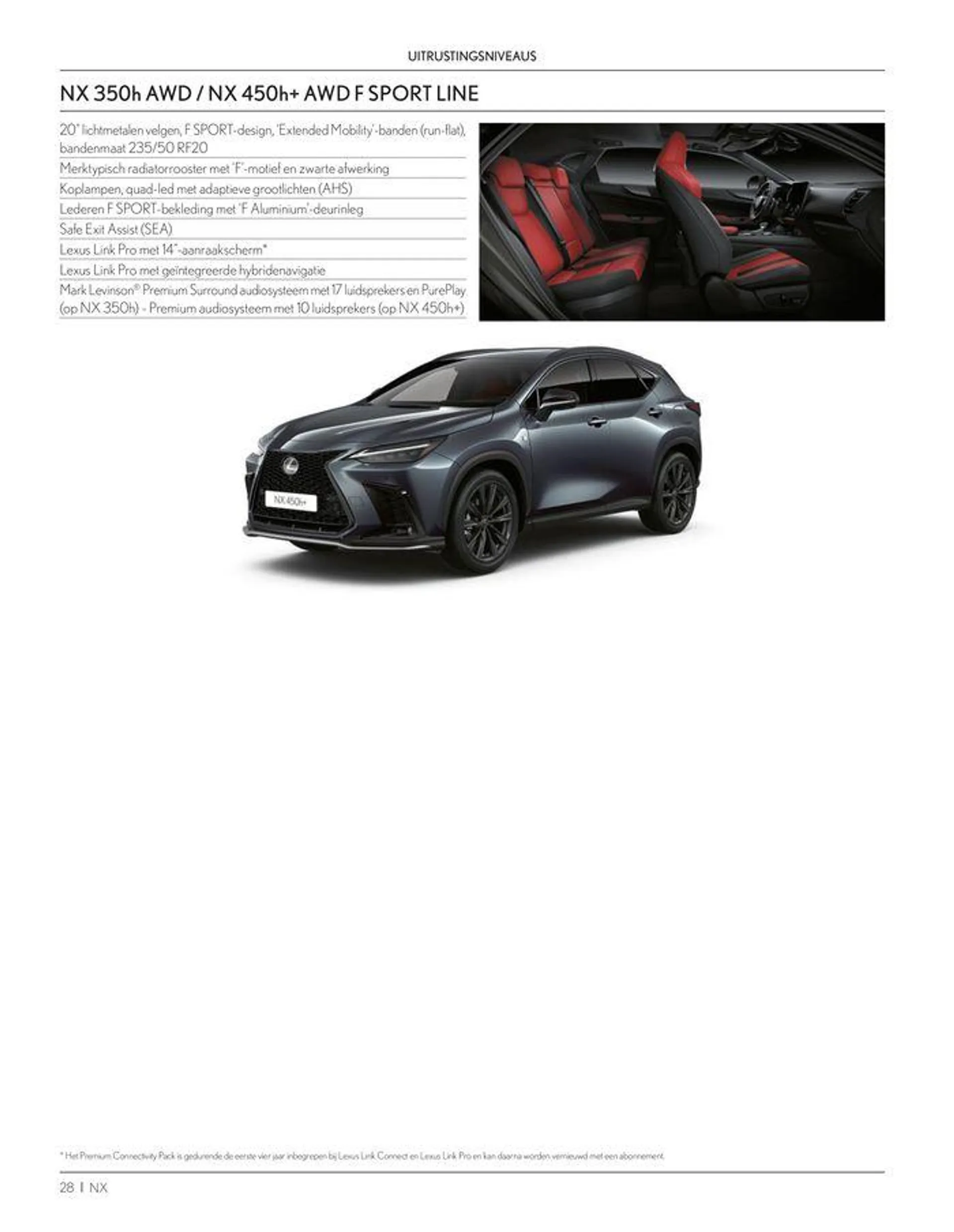 LEXUS NX  van 23 november tot 23 november 2024 - folder pagina 28