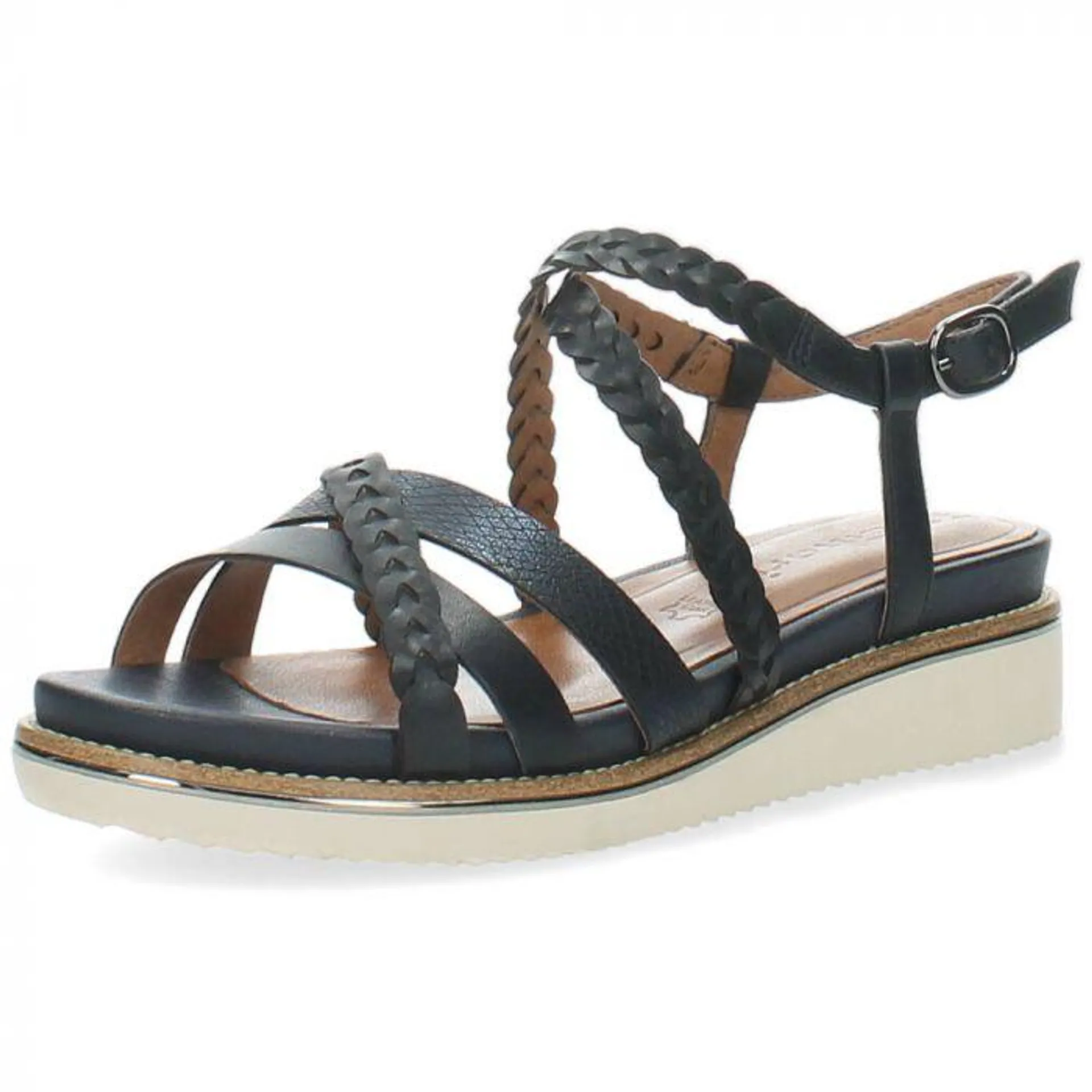 Donkerblauwe sandalen