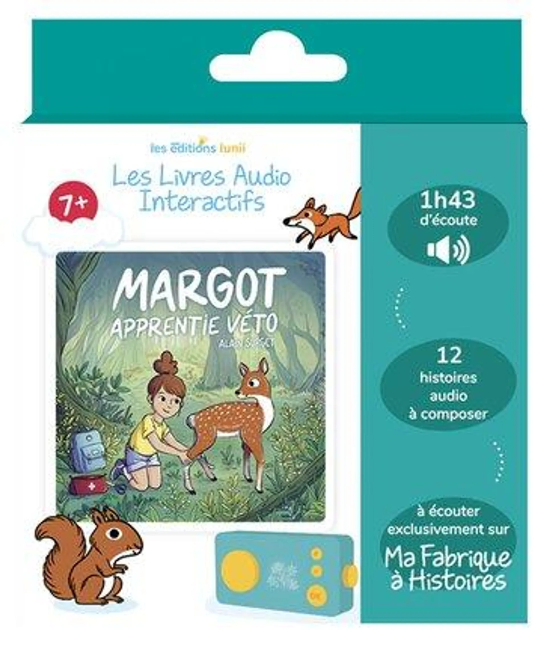 LUNII - LIVRE AUDIO - MARGOT APPRENTIE VETO