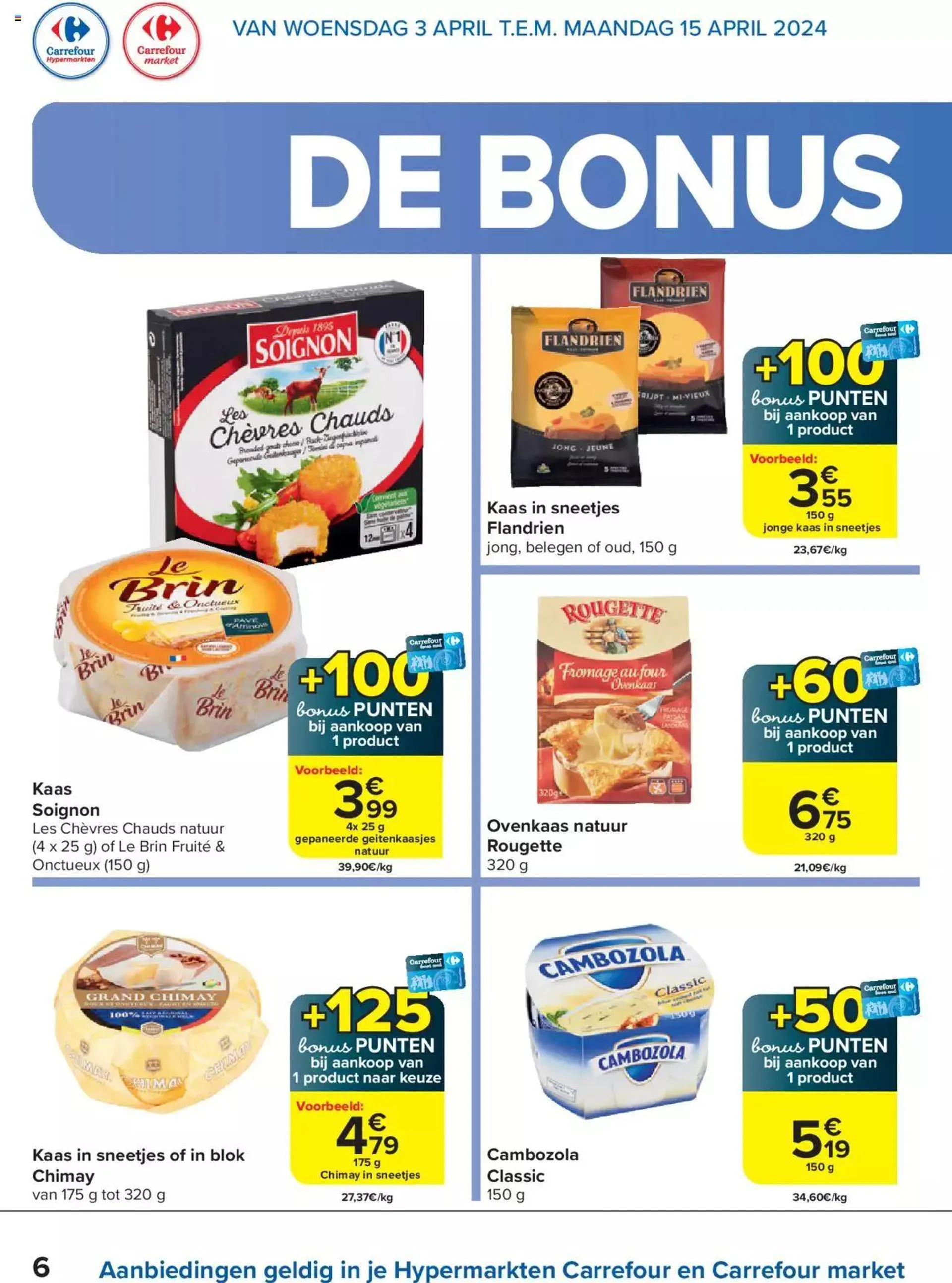 Carrefour Special Bonus Punten van 15 april tot 31 december 2024 - folder pagina 6