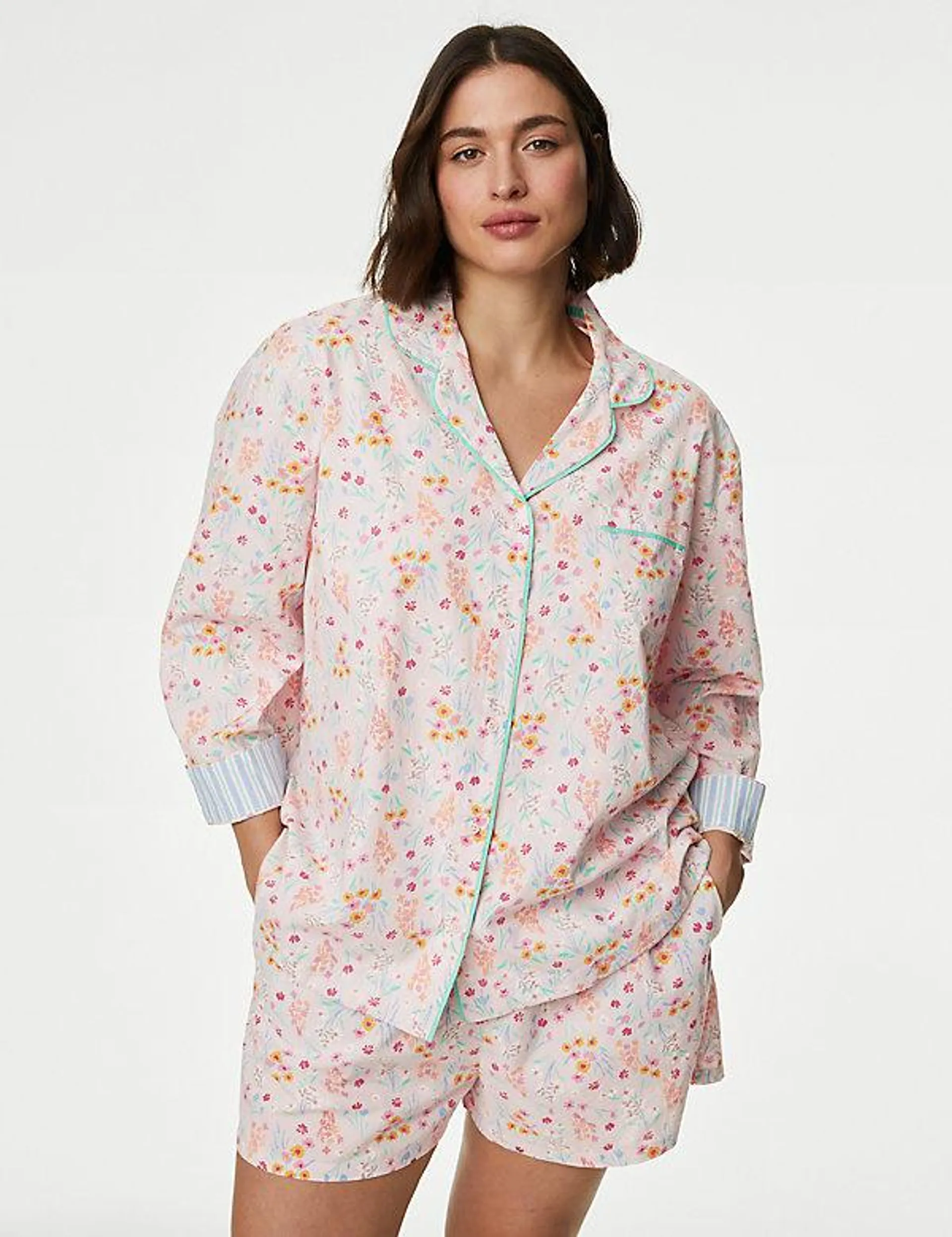 Cool Comfort™ Pure Cotton Floral Pyjama Top
