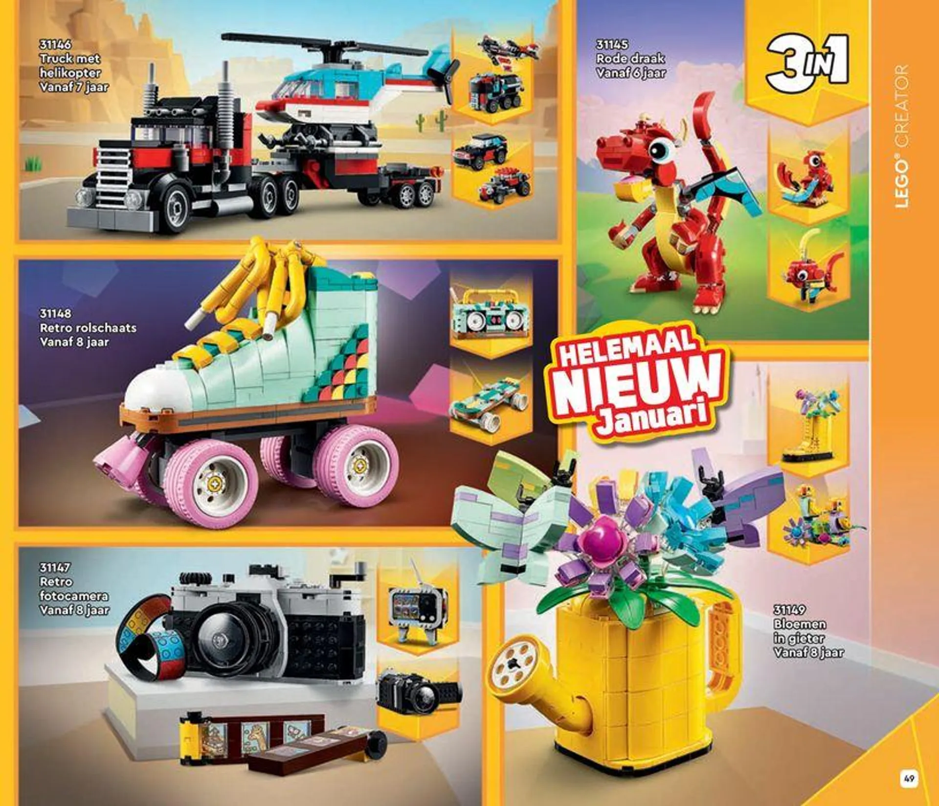  LEGO Catalogus 2024 van 26 januari tot 31 december 2024 - folder pagina 49