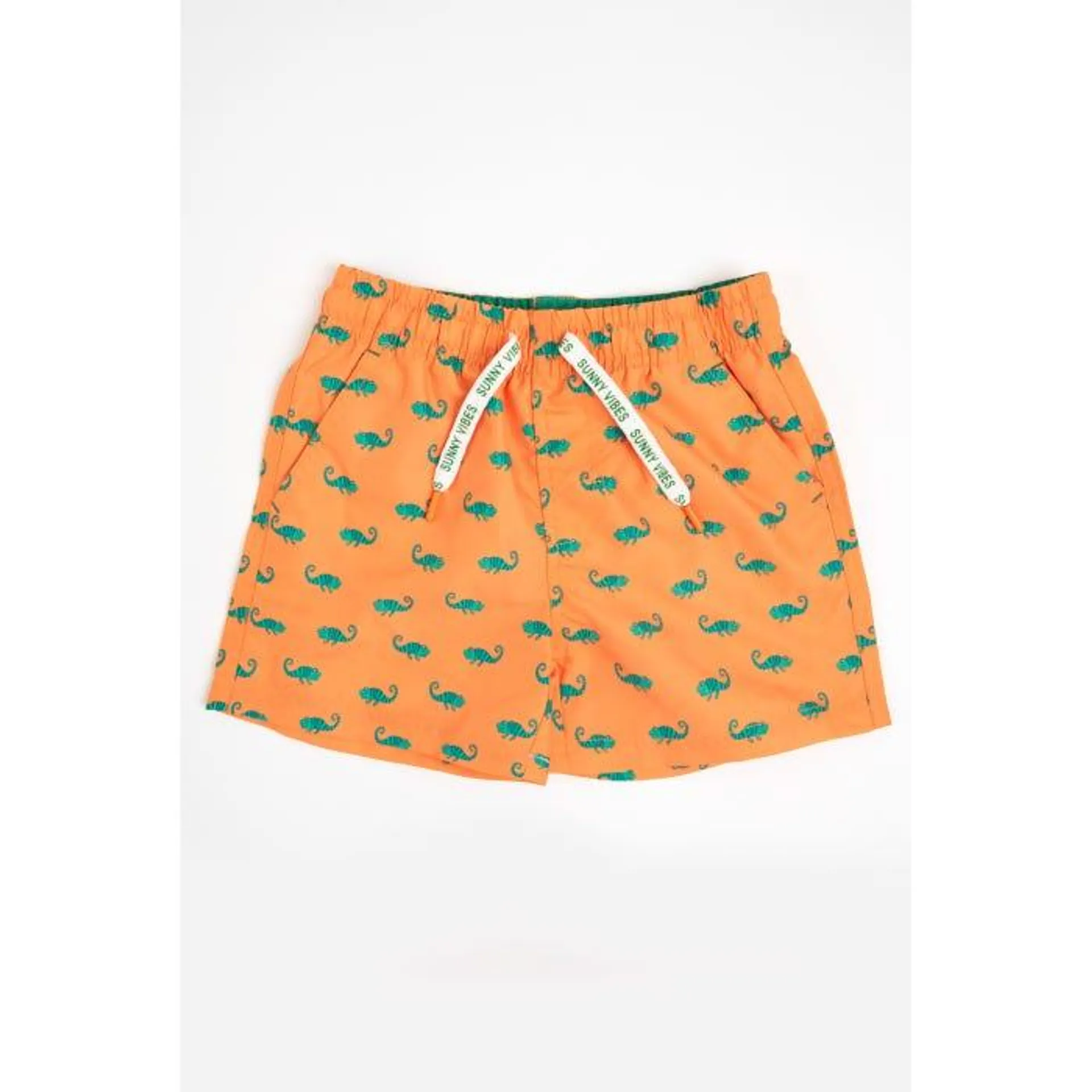 Kids zwemshort kameleons