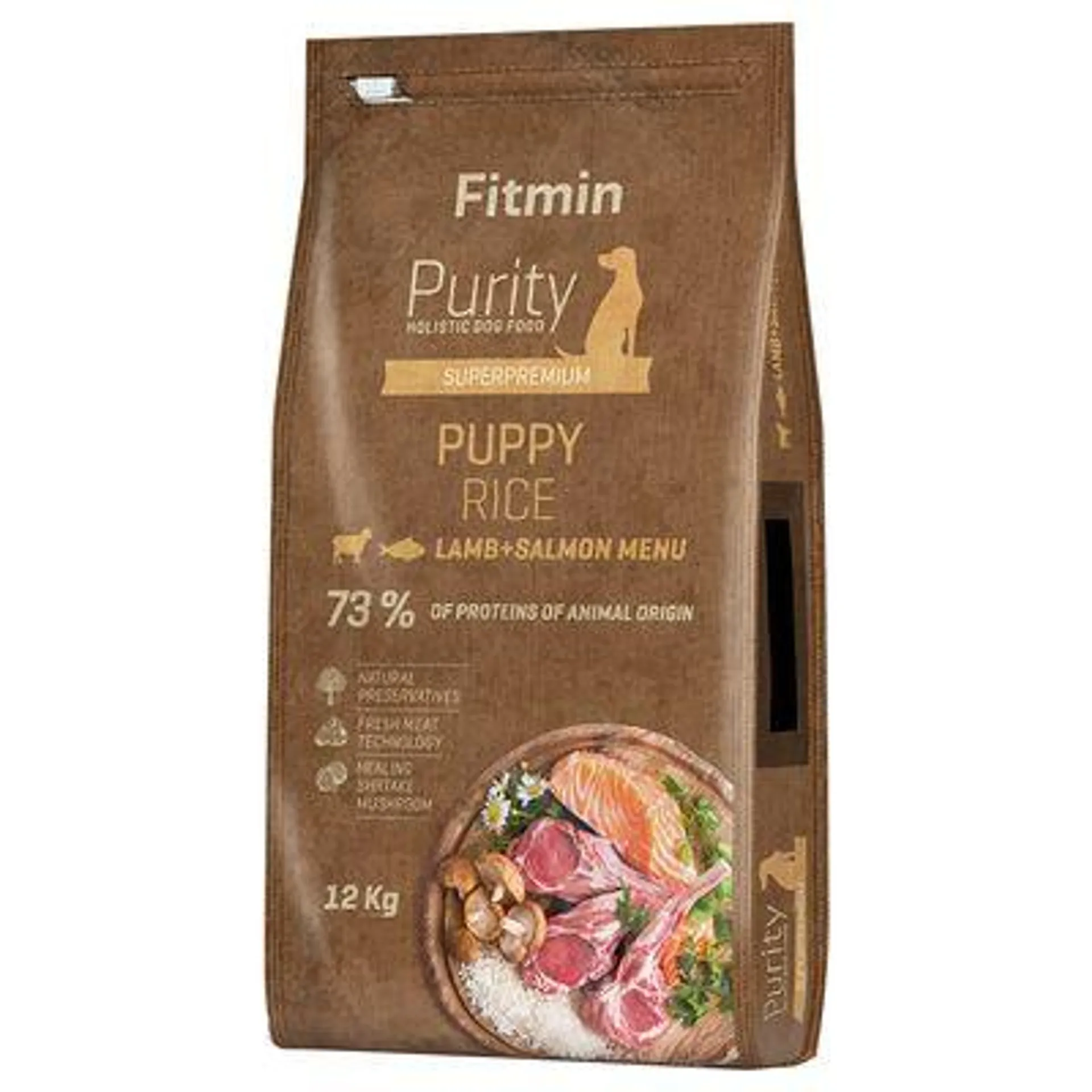 Fitmin Dog Purity Rice Puppy, agneau et saumon