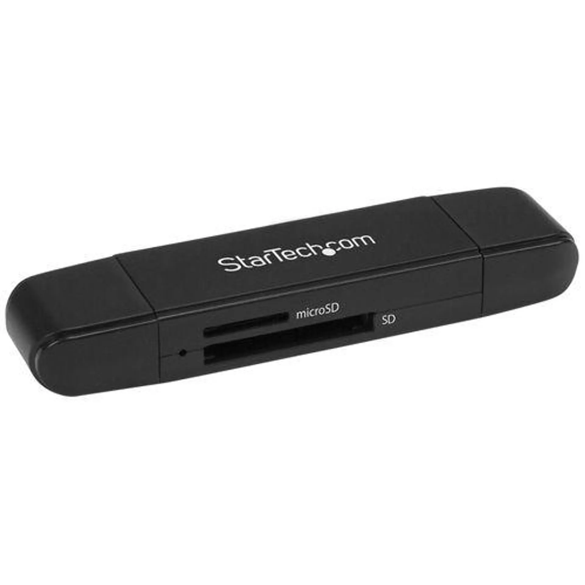 StarTech.com SDMSDRWU3AC geheugenkaartlezer USB 3.2 Gen 1 (3.1 Gen 1) Type-A/Type-C Zwart