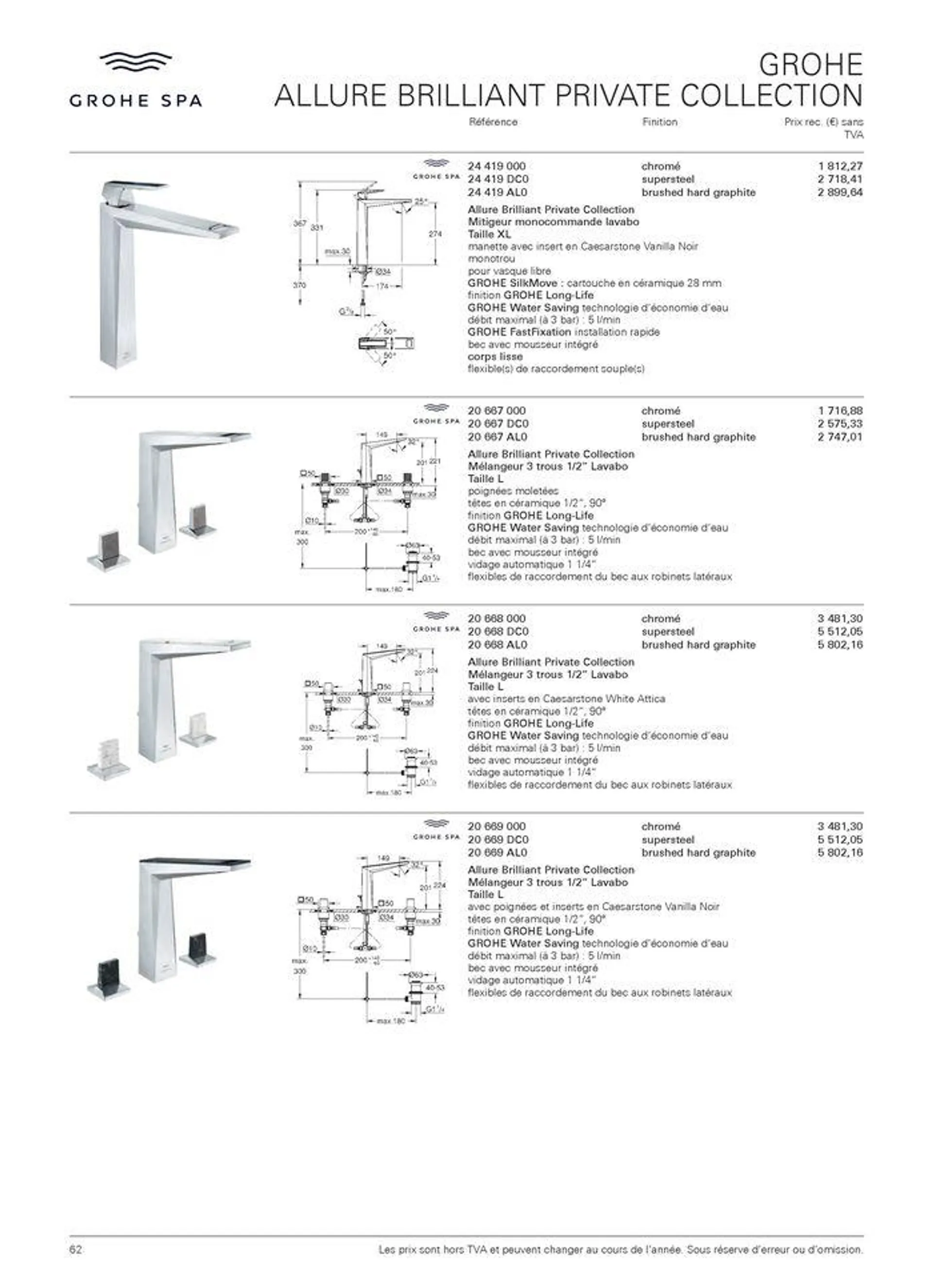 CATALOGUE 2024 van 2 februari tot 31 januari 2025 - folder pagina 62