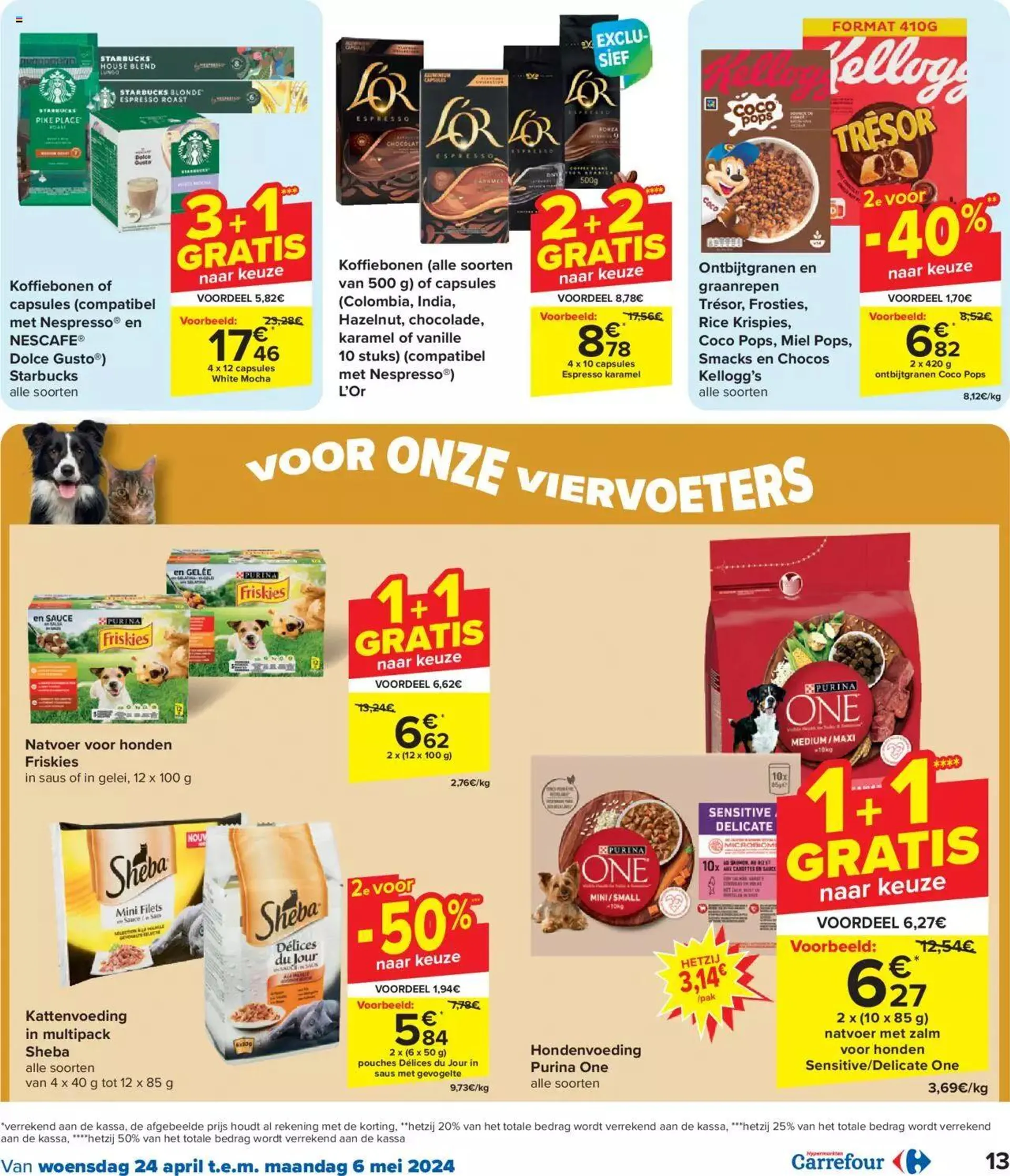 Carrefour folder week 17/18 van 6 mei tot 31 december 2024 - folder pagina 13