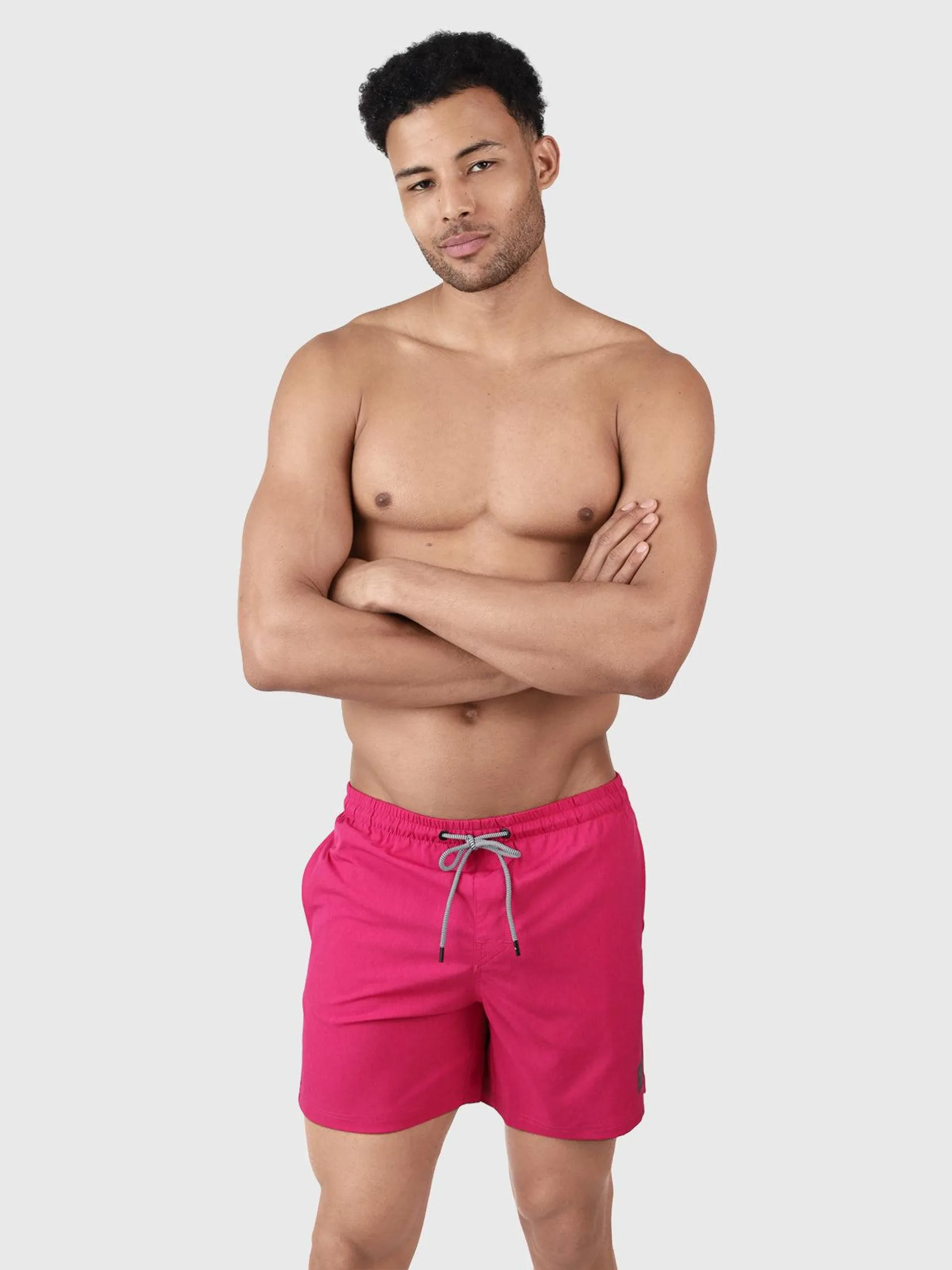 Volleyer Men Swim Shorts | Pink