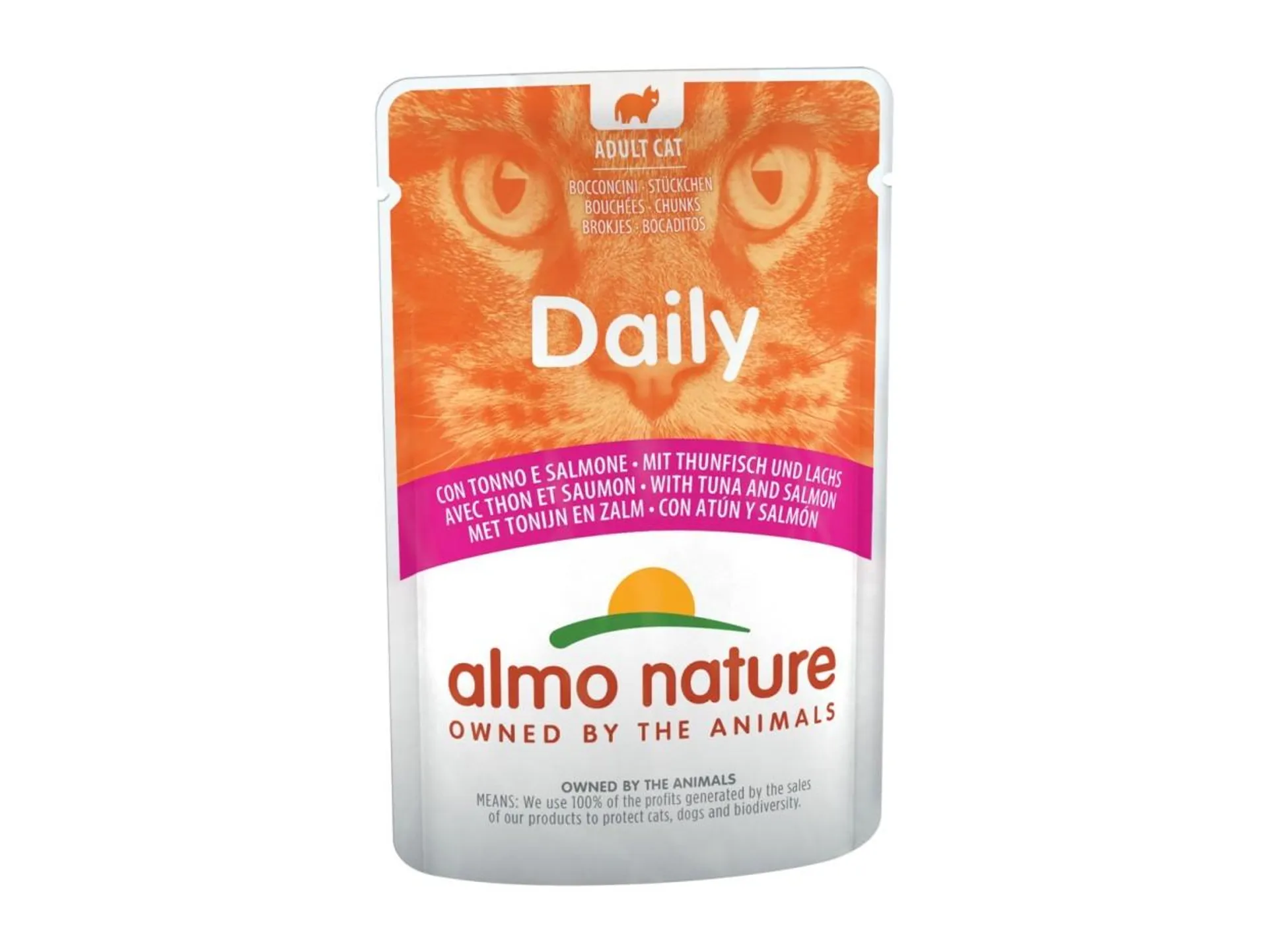 Daily Cats 70g - met tonijn en zalm