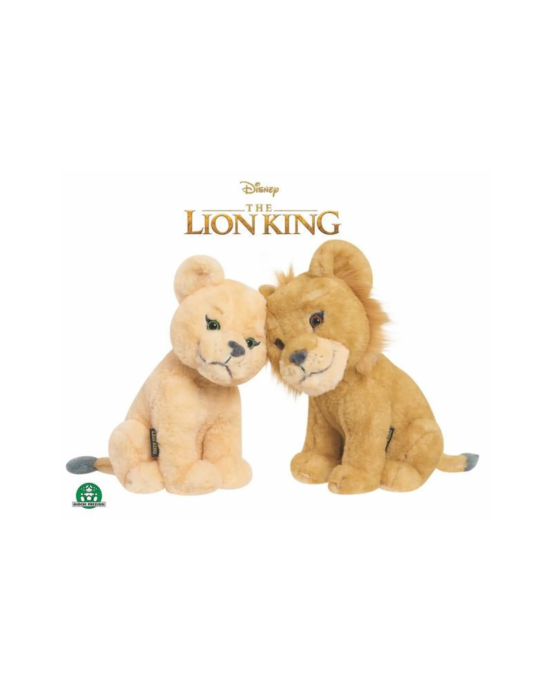 PELUCHE SIMBA&NALA BISOUS 17CM