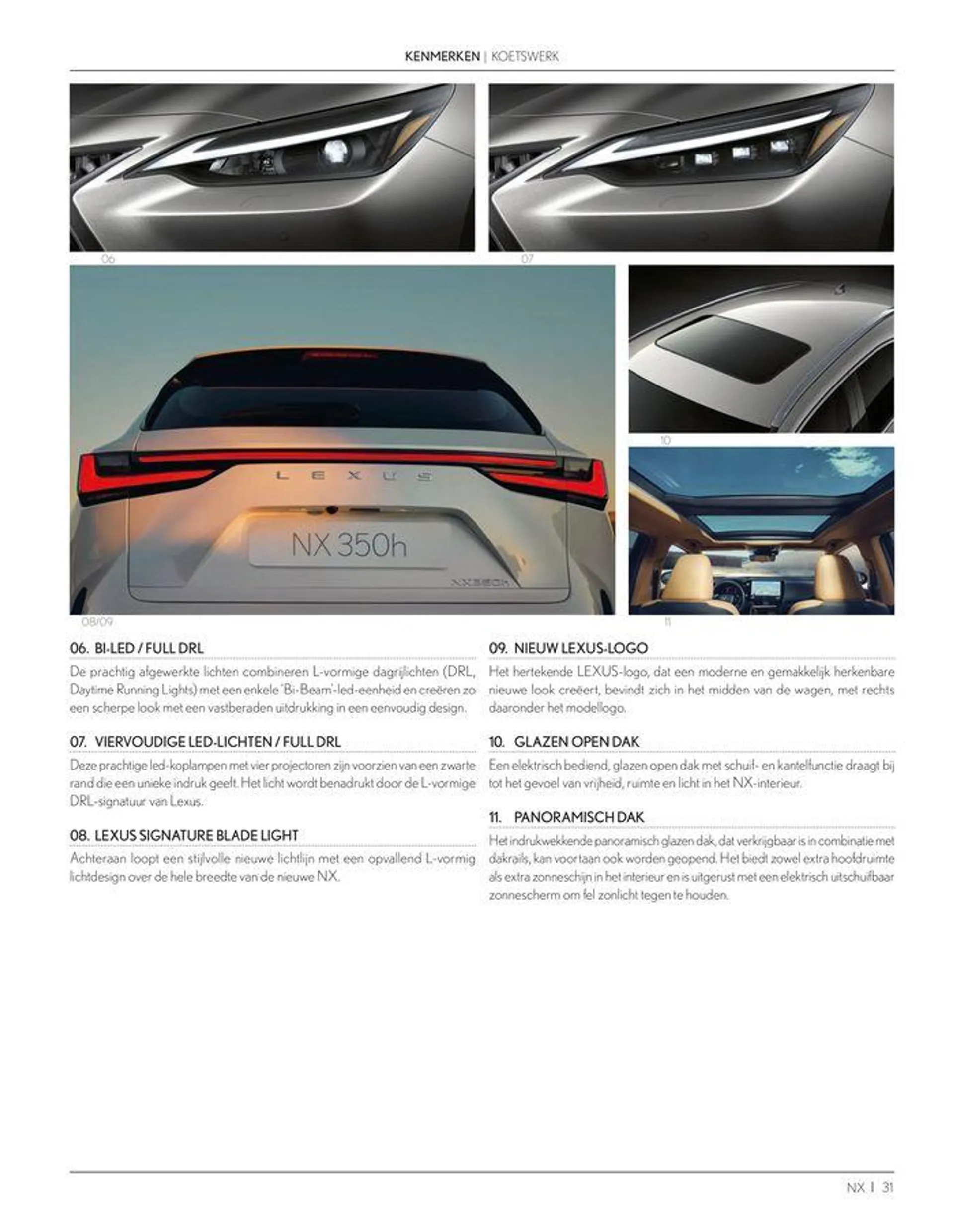 LEXUS NX  van 23 november tot 23 november 2024 - folder pagina 31